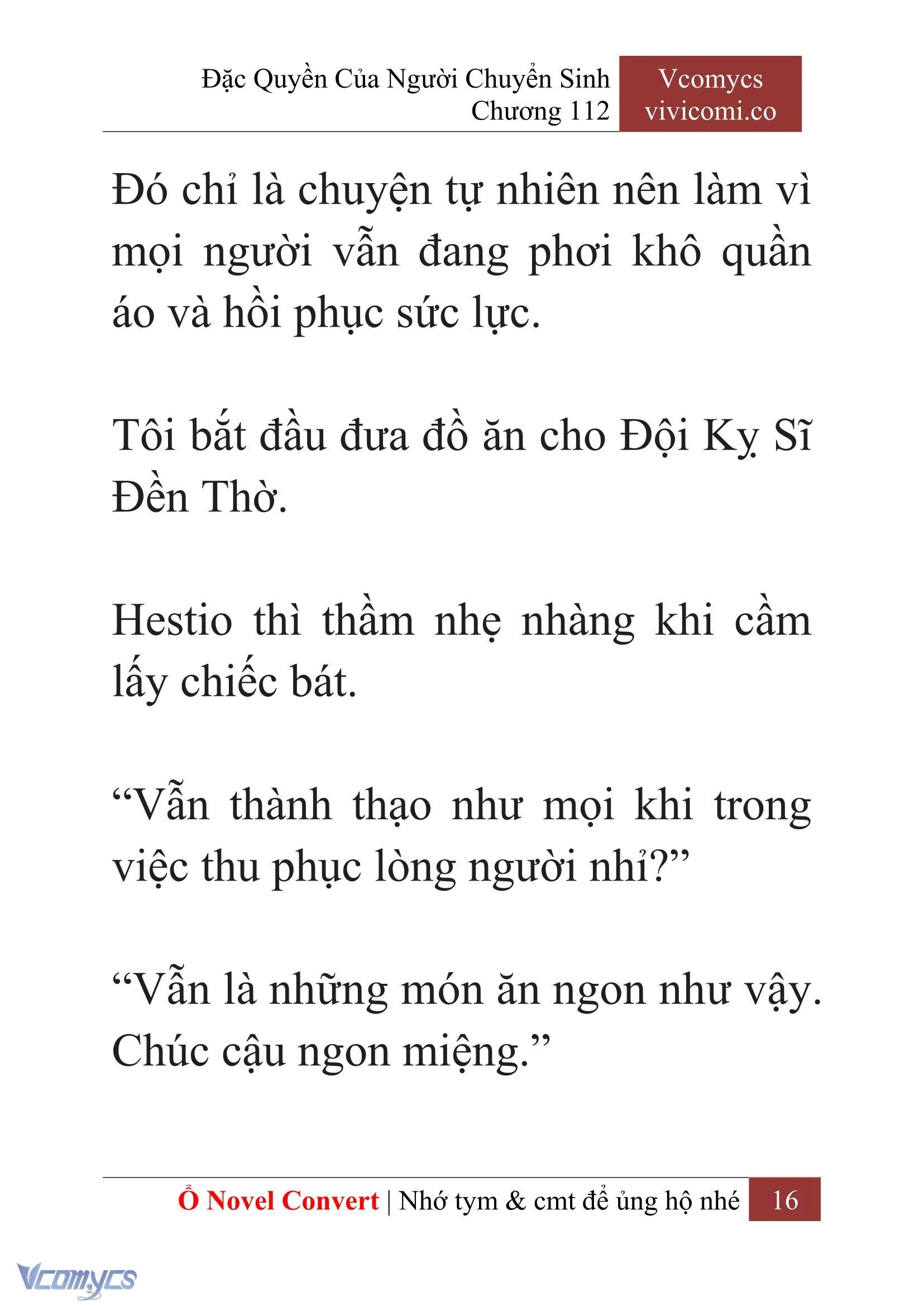 [Novel] Đặc Quyền Của Người Chuyển Sinh Chapter  112 - 18