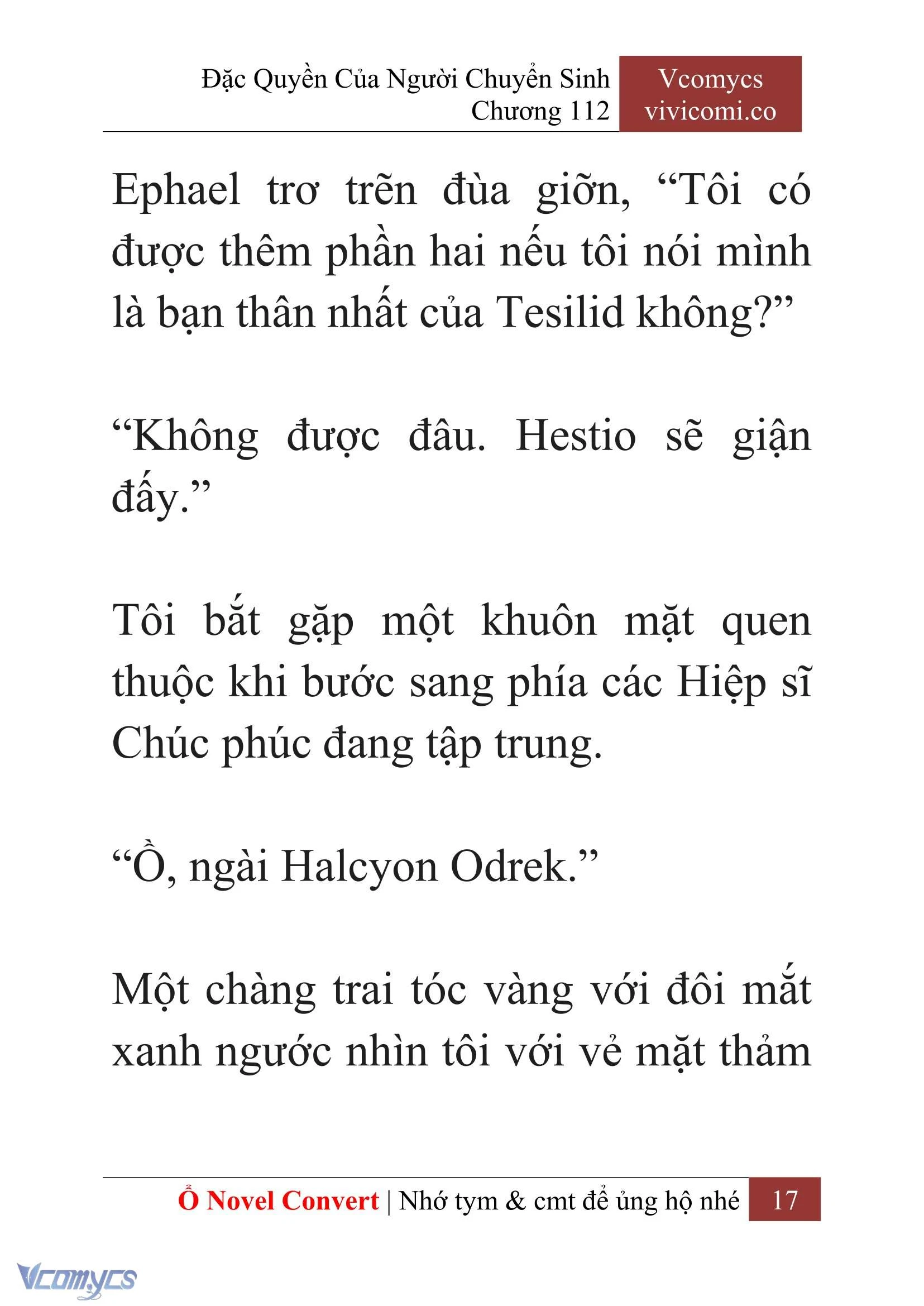 [Novel] Đặc Quyền Của Người Chuyển Sinh Chapter  112 - 19