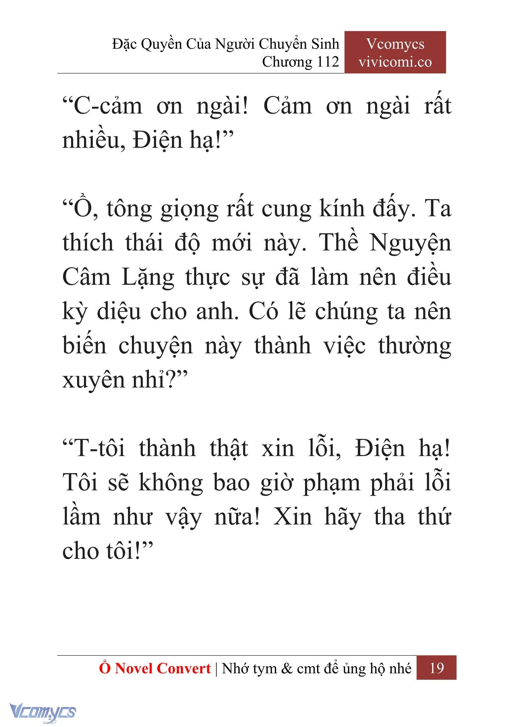 [Novel] Đặc Quyền Của Người Chuyển Sinh Chapter  112 - 21