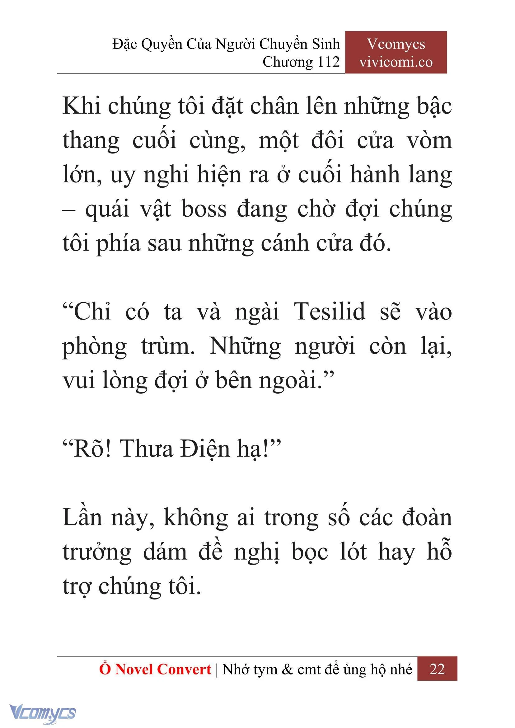 [Novel] Đặc Quyền Của Người Chuyển Sinh Chapter  112 - 24