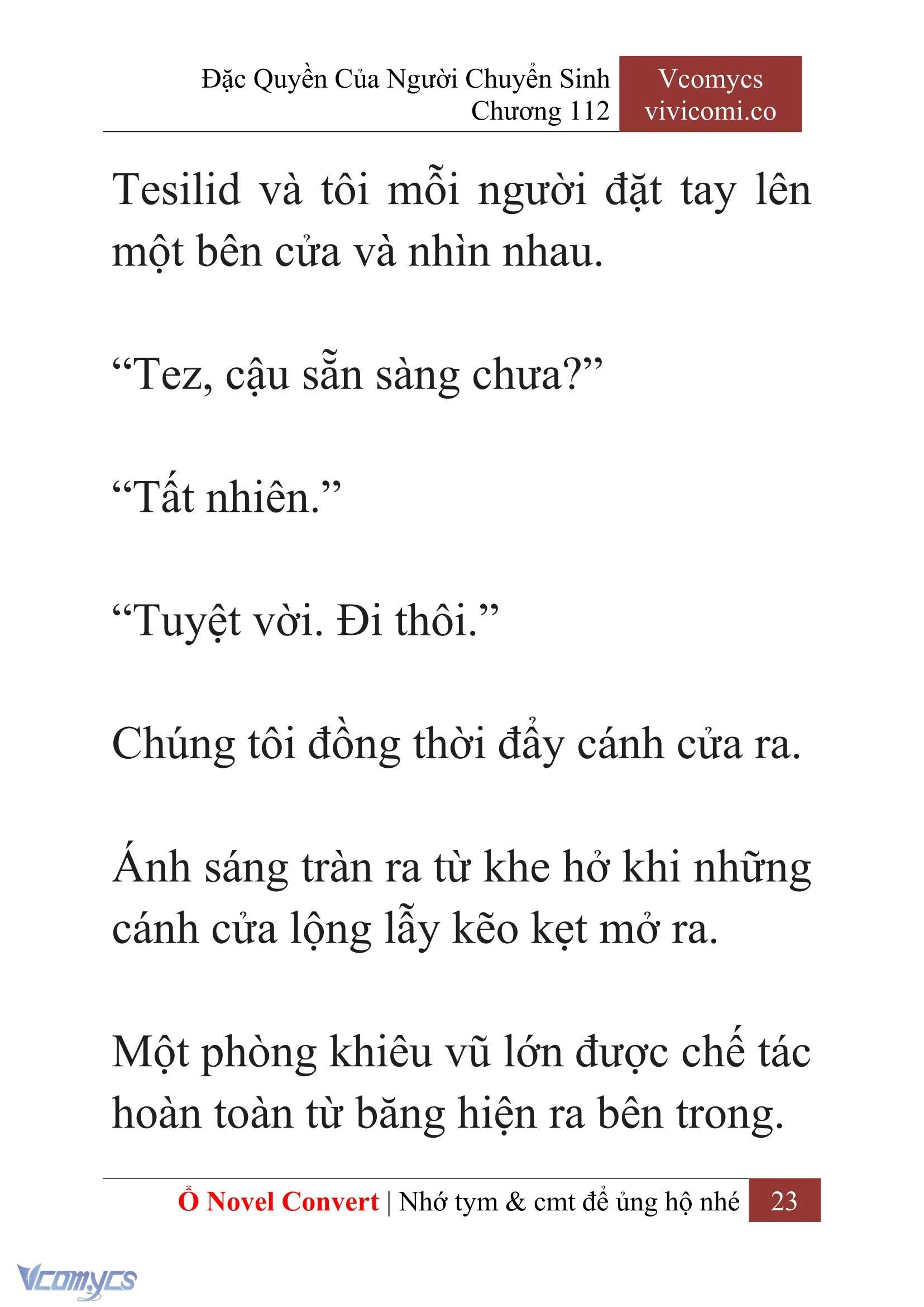 [Novel] Đặc Quyền Của Người Chuyển Sinh Chapter  112 - 25