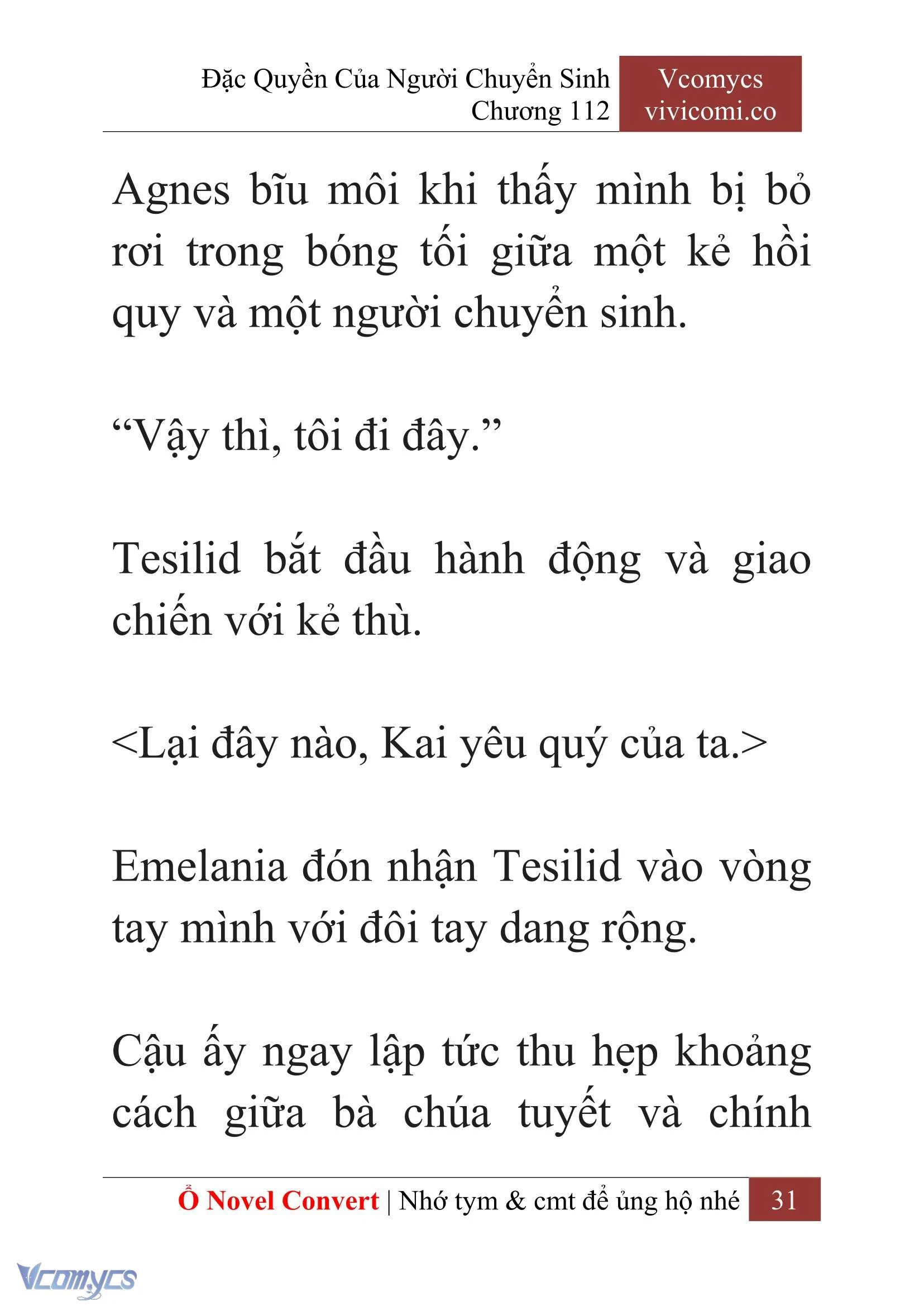 [Novel] Đặc Quyền Của Người Chuyển Sinh Chapter  112 - 33