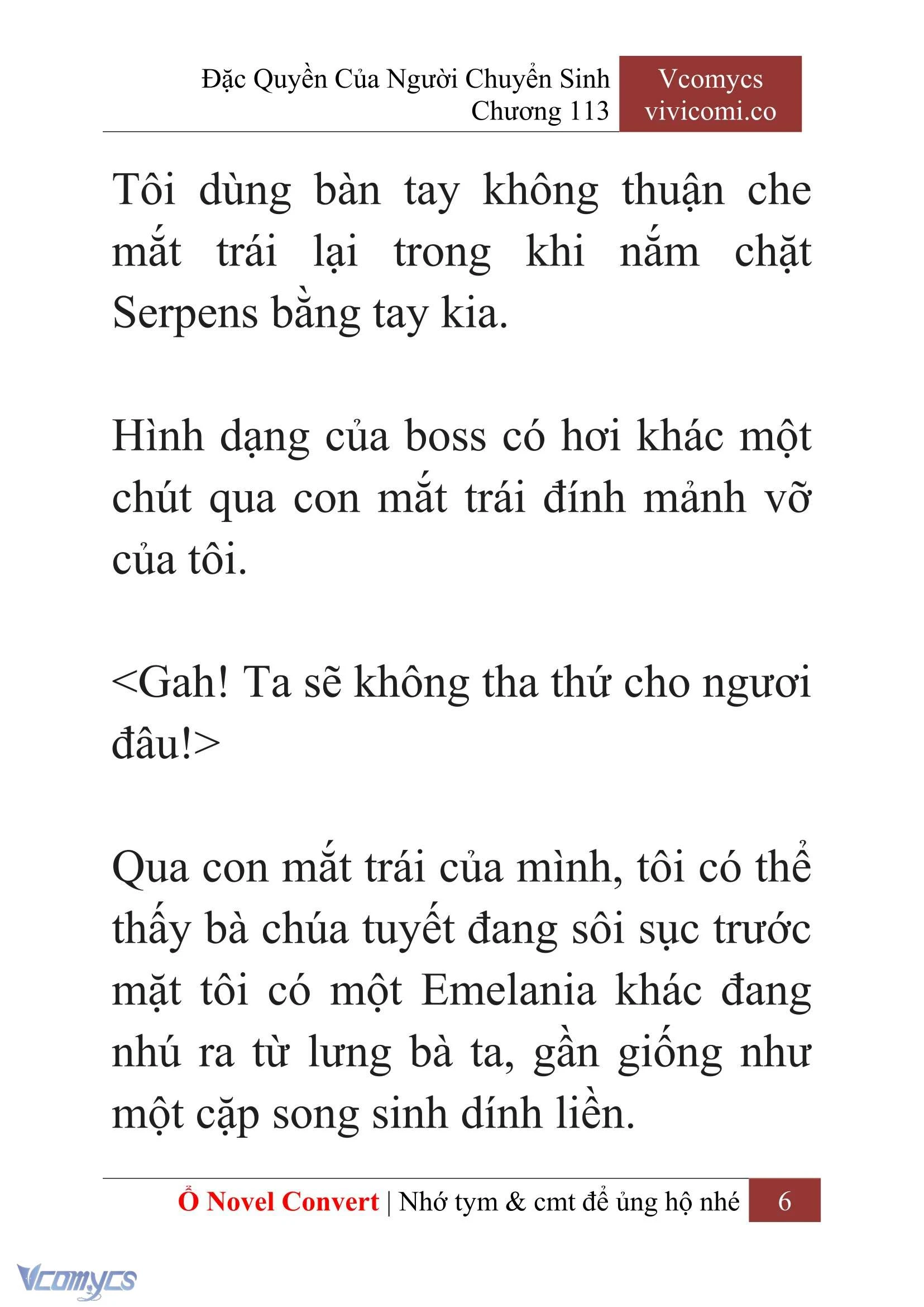 [Novel] Đặc Quyền Của Người Chuyển Sinh Chapter  113 - 8
