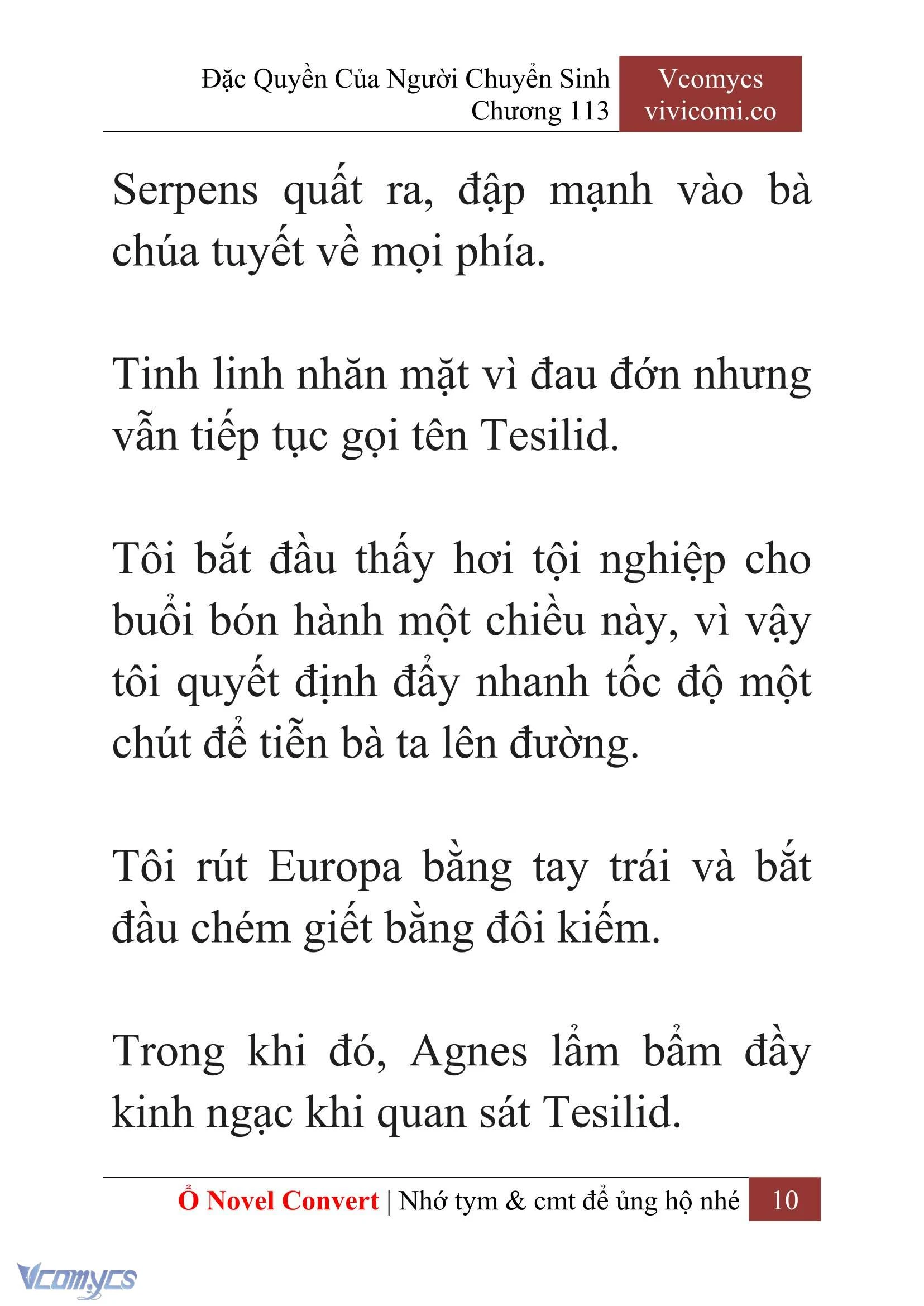 [Novel] Đặc Quyền Của Người Chuyển Sinh Chapter  113 - 12