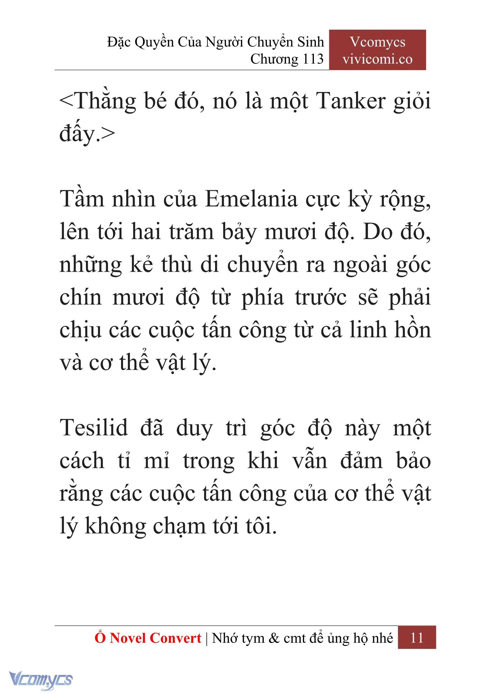[Novel] Đặc Quyền Của Người Chuyển Sinh Chapter  113 - 13