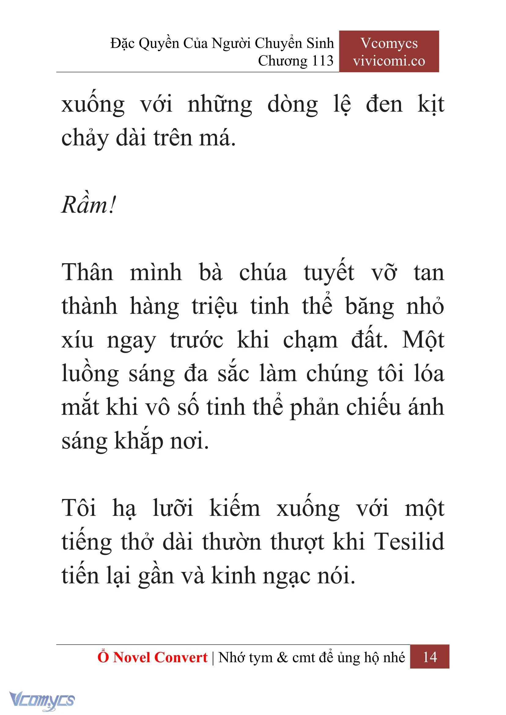 [Novel] Đặc Quyền Của Người Chuyển Sinh Chapter  113 - 16