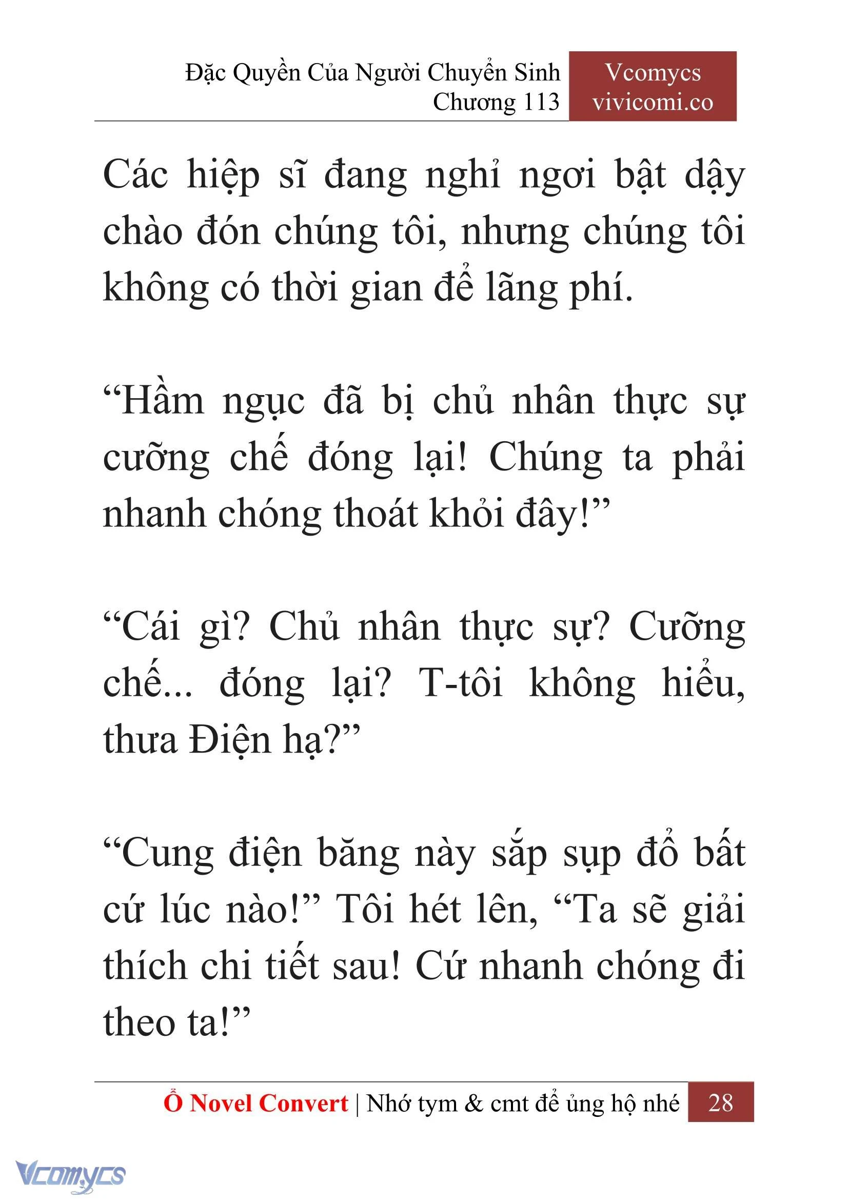 [Novel] Đặc Quyền Của Người Chuyển Sinh Chapter  113 - 30