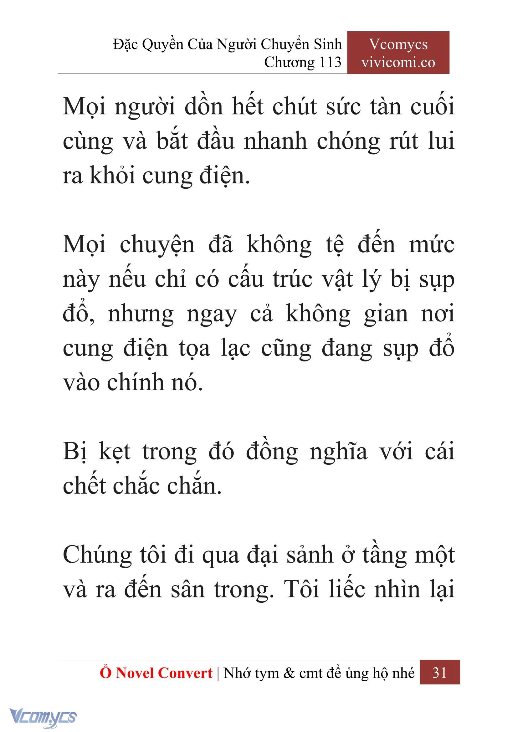 [Novel] Đặc Quyền Của Người Chuyển Sinh Chapter  113 - 33