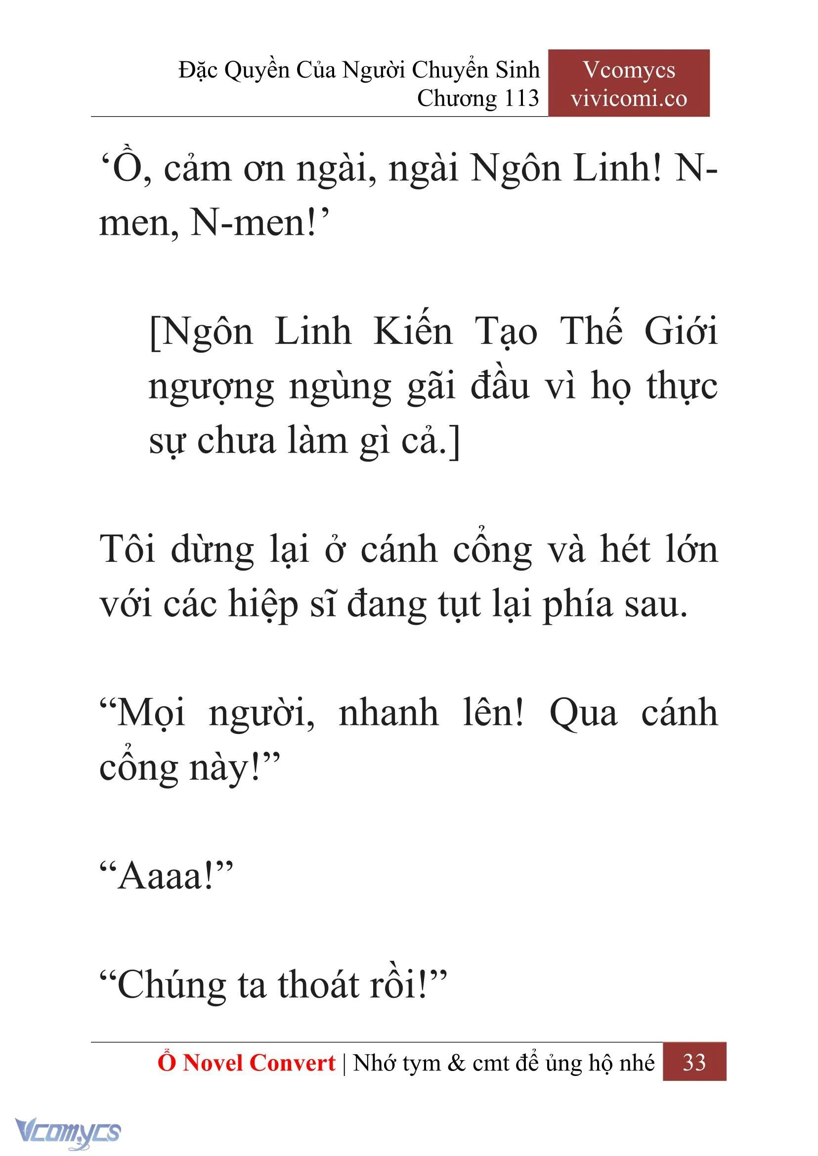 [Novel] Đặc Quyền Của Người Chuyển Sinh Chapter  113 - 35
