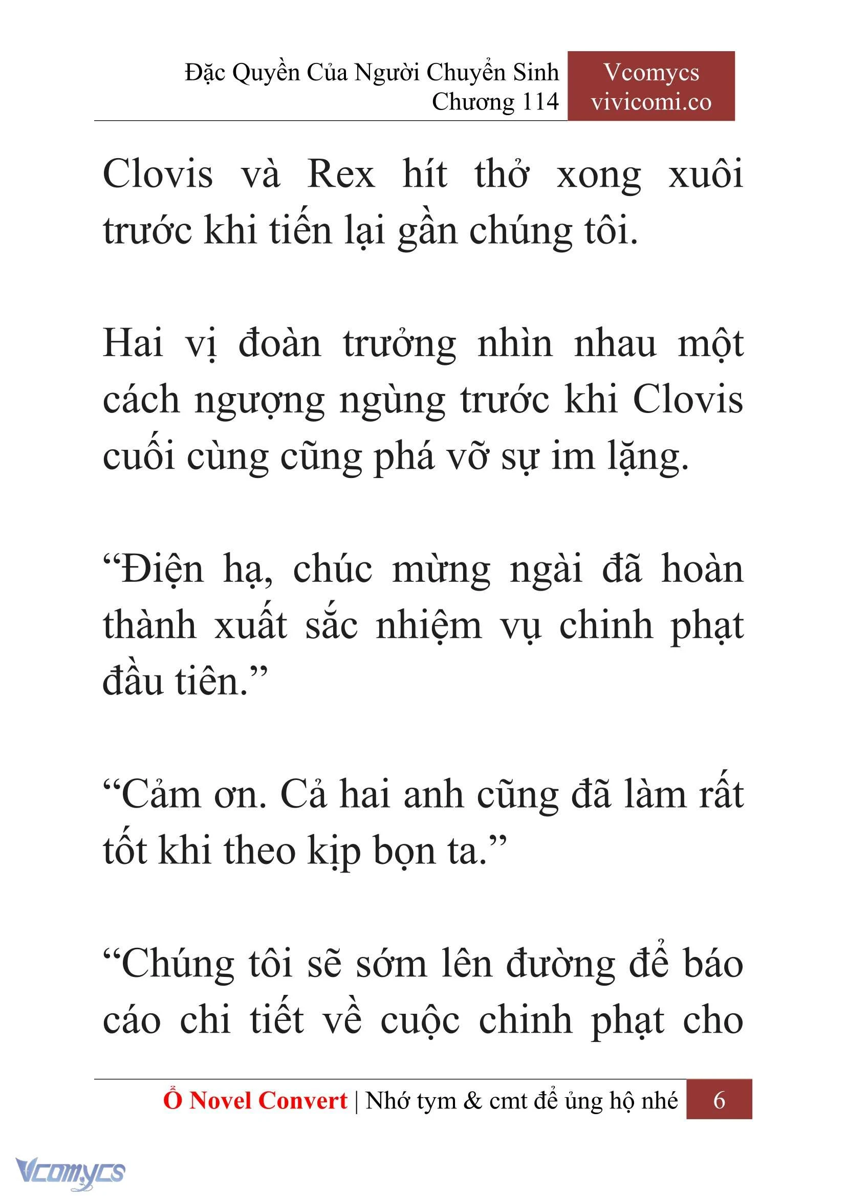 [Novel] Đặc Quyền Của Người Chuyển Sinh Chapter  114 - 8