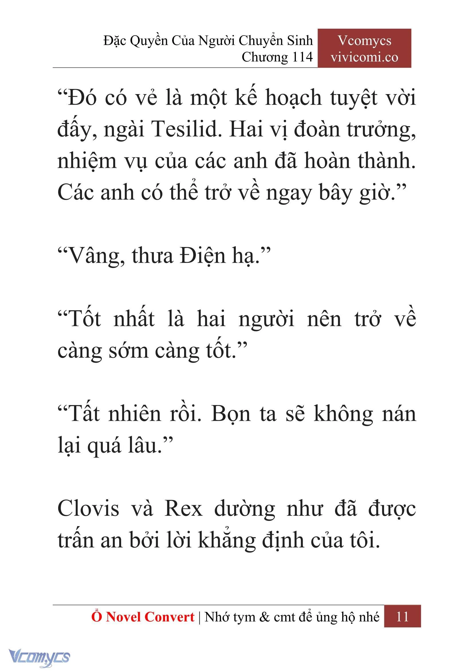 [Novel] Đặc Quyền Của Người Chuyển Sinh Chapter  114 - 13