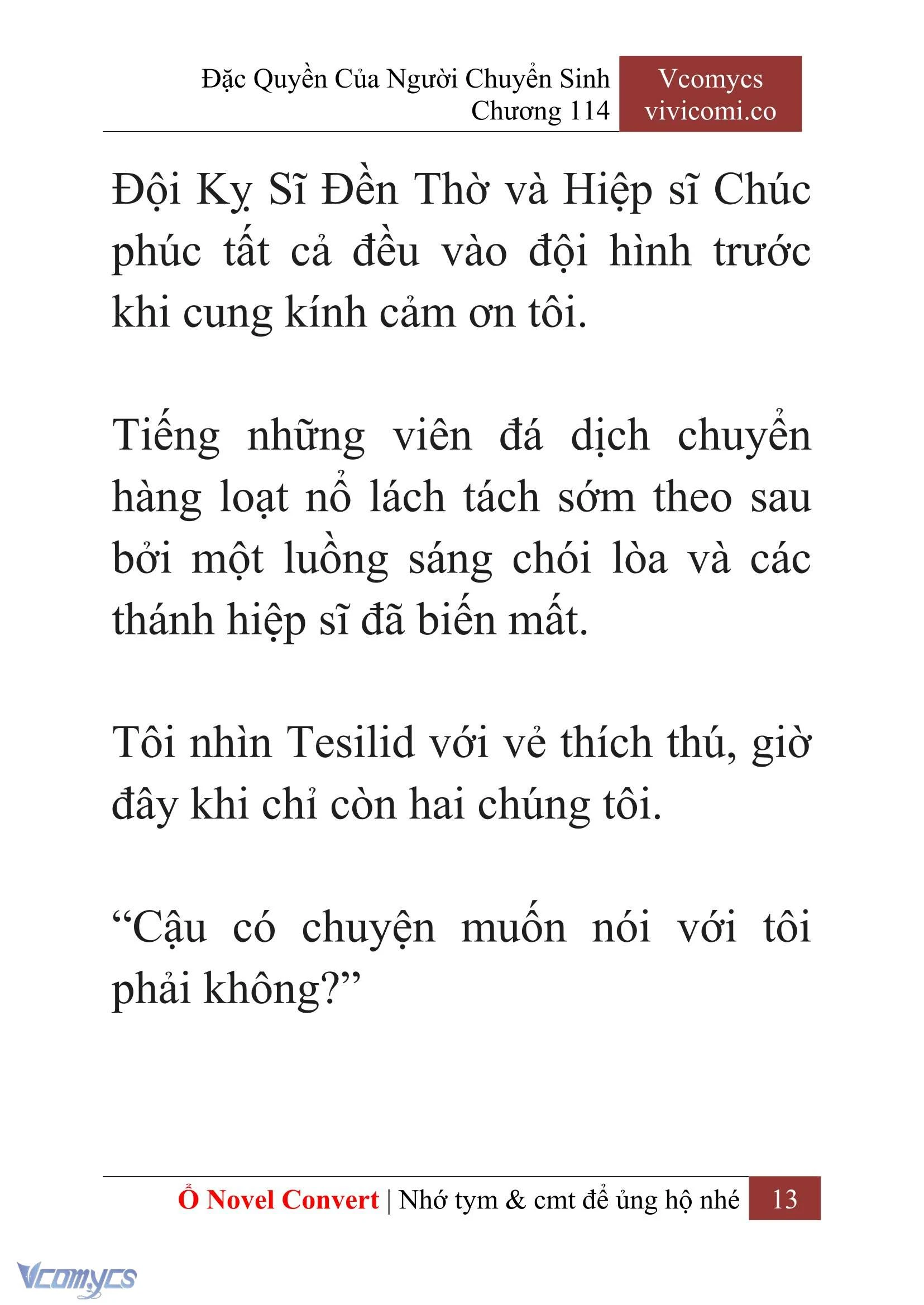 [Novel] Đặc Quyền Của Người Chuyển Sinh Chapter  114 - 15