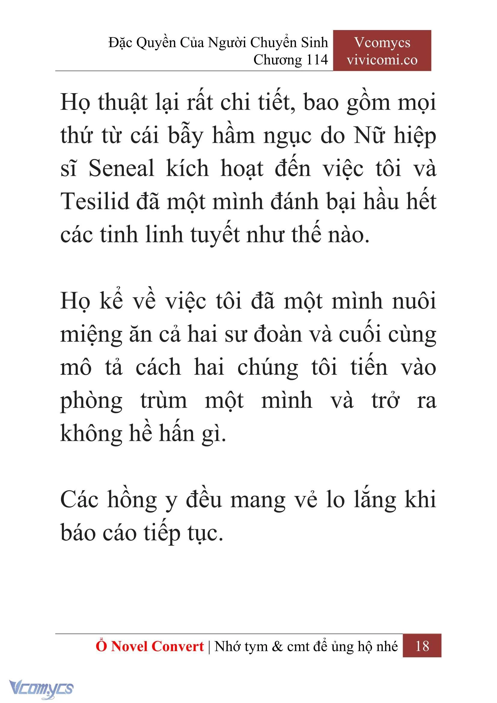 [Novel] Đặc Quyền Của Người Chuyển Sinh Chapter  114 - 20