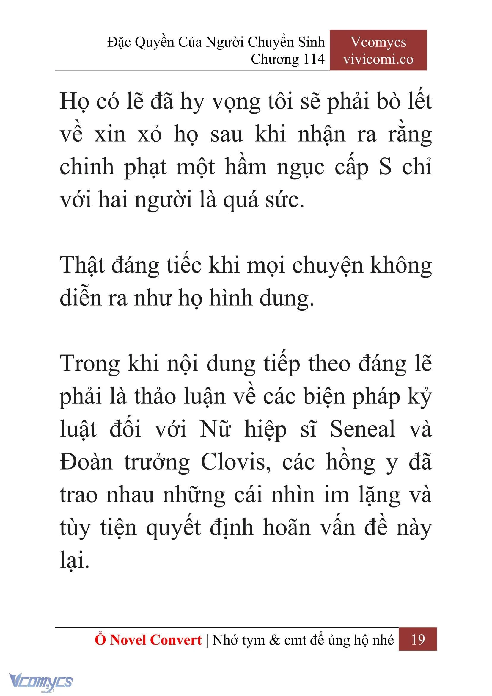 [Novel] Đặc Quyền Của Người Chuyển Sinh Chapter  114 - 21