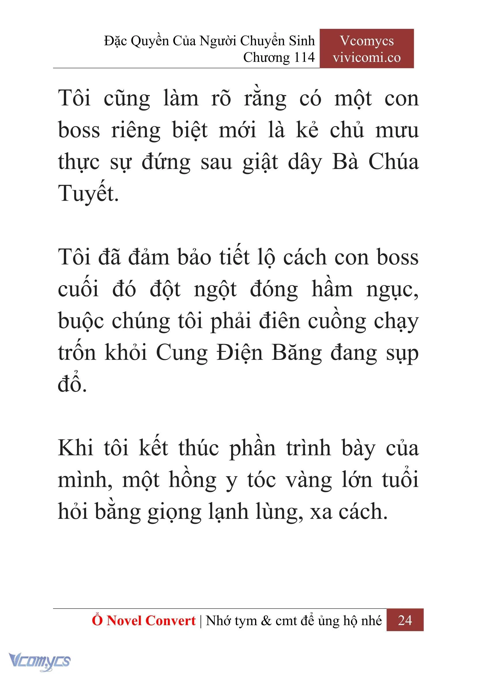 [Novel] Đặc Quyền Của Người Chuyển Sinh Chapter  114 - 26
