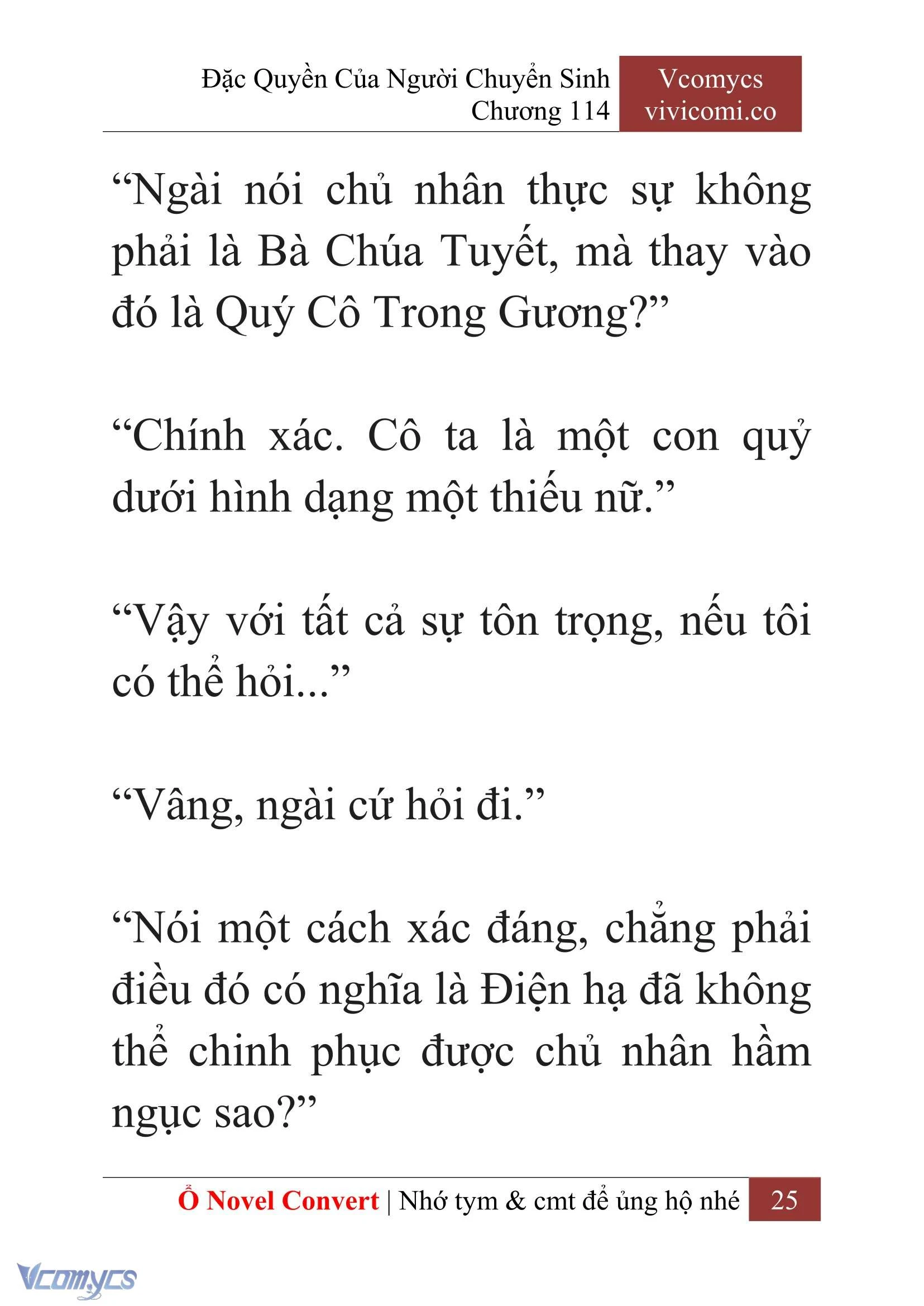 [Novel] Đặc Quyền Của Người Chuyển Sinh Chapter  114 - 27