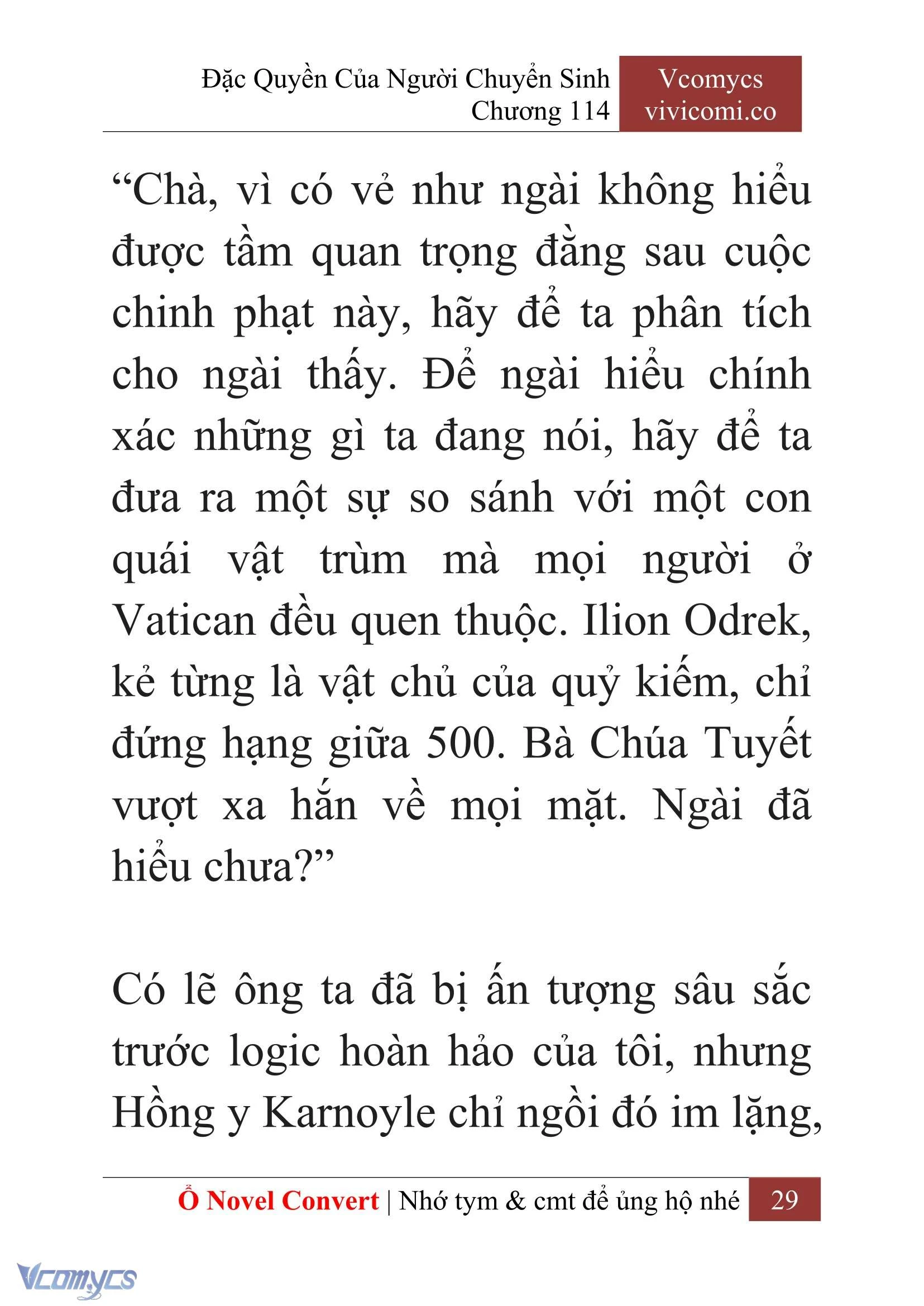 [Novel] Đặc Quyền Của Người Chuyển Sinh Chapter  114 - 31