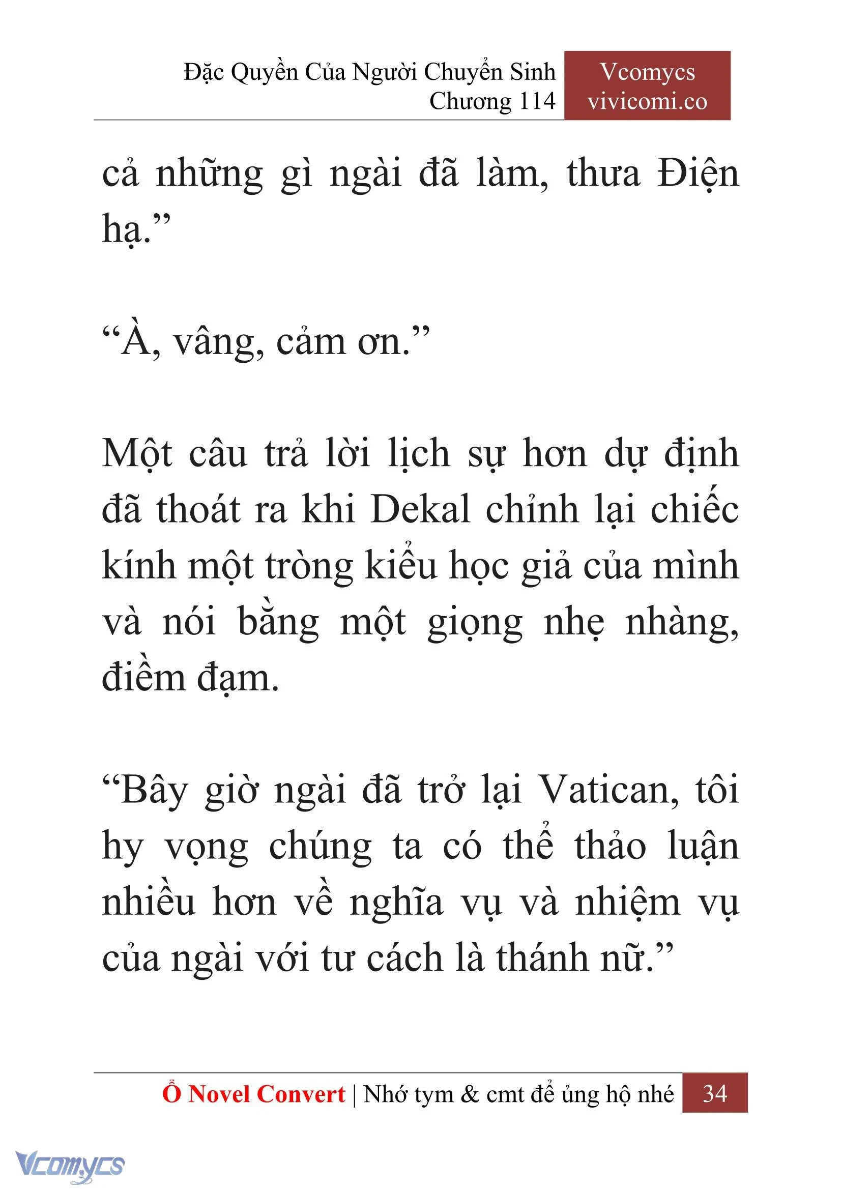 [Novel] Đặc Quyền Của Người Chuyển Sinh Chapter  114 - 36