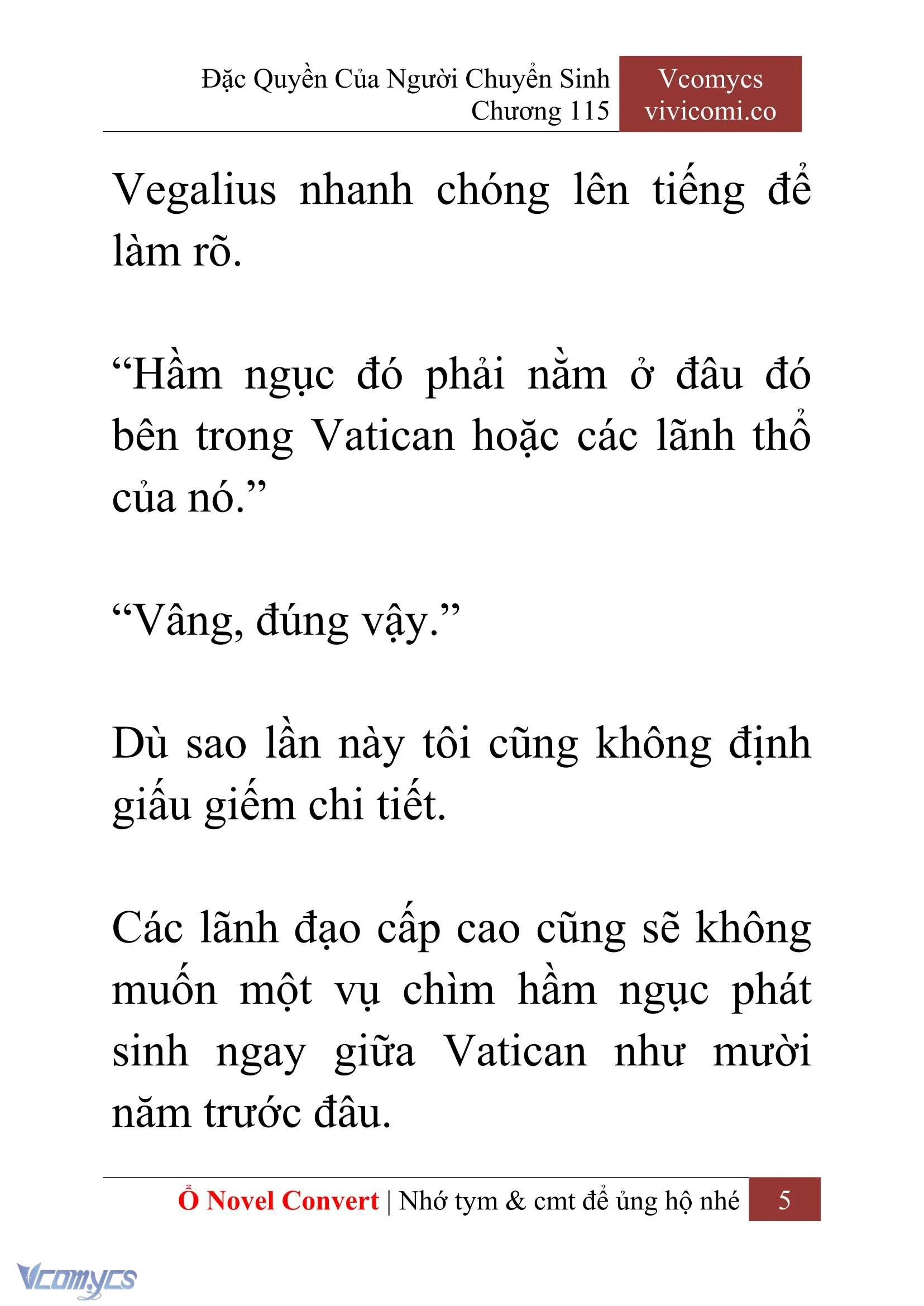 [Novel] Đặc Quyền Của Người Chuyển Sinh Chapter  115 - 7