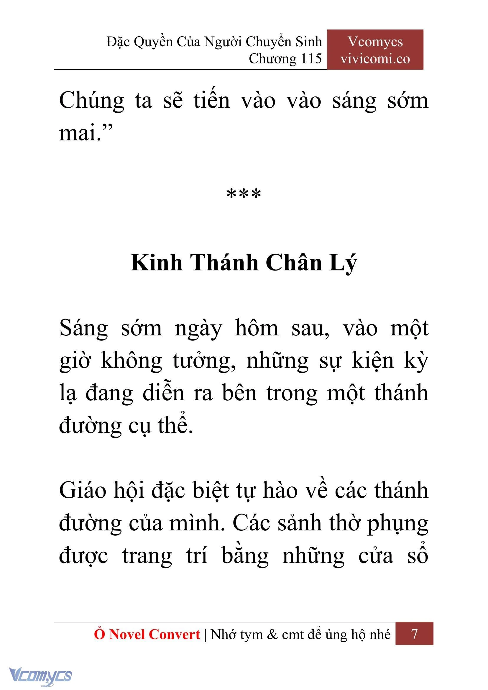 [Novel] Đặc Quyền Của Người Chuyển Sinh Chapter  115 - 9