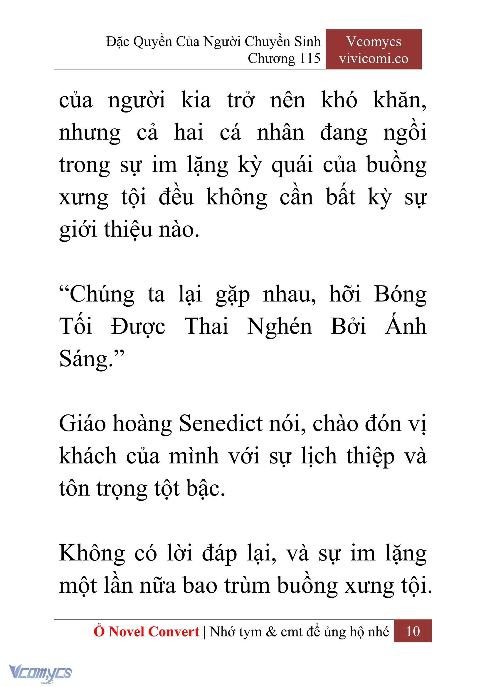 [Novel] Đặc Quyền Của Người Chuyển Sinh Chapter  115 - 12