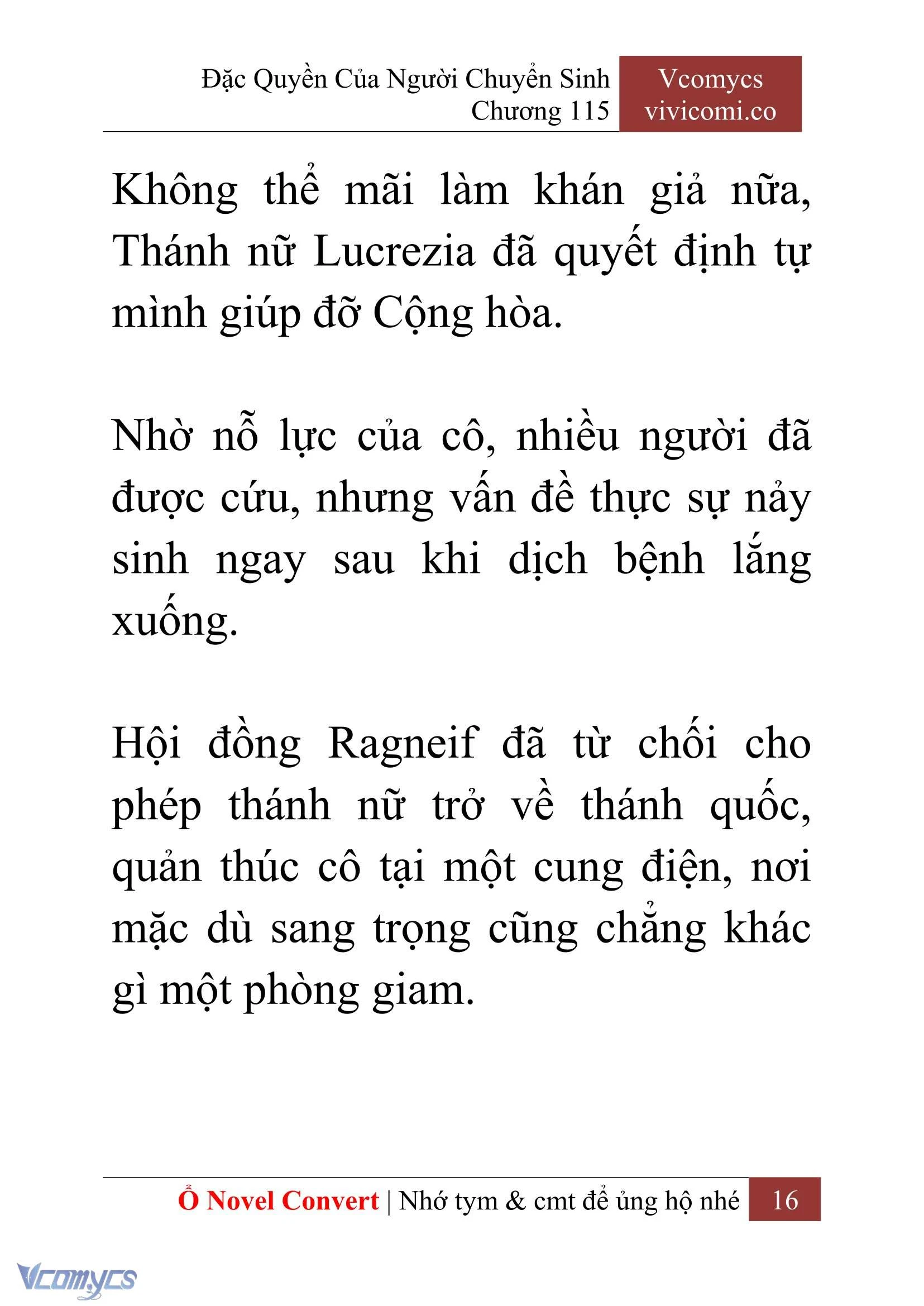 [Novel] Đặc Quyền Của Người Chuyển Sinh Chapter  115 - 18