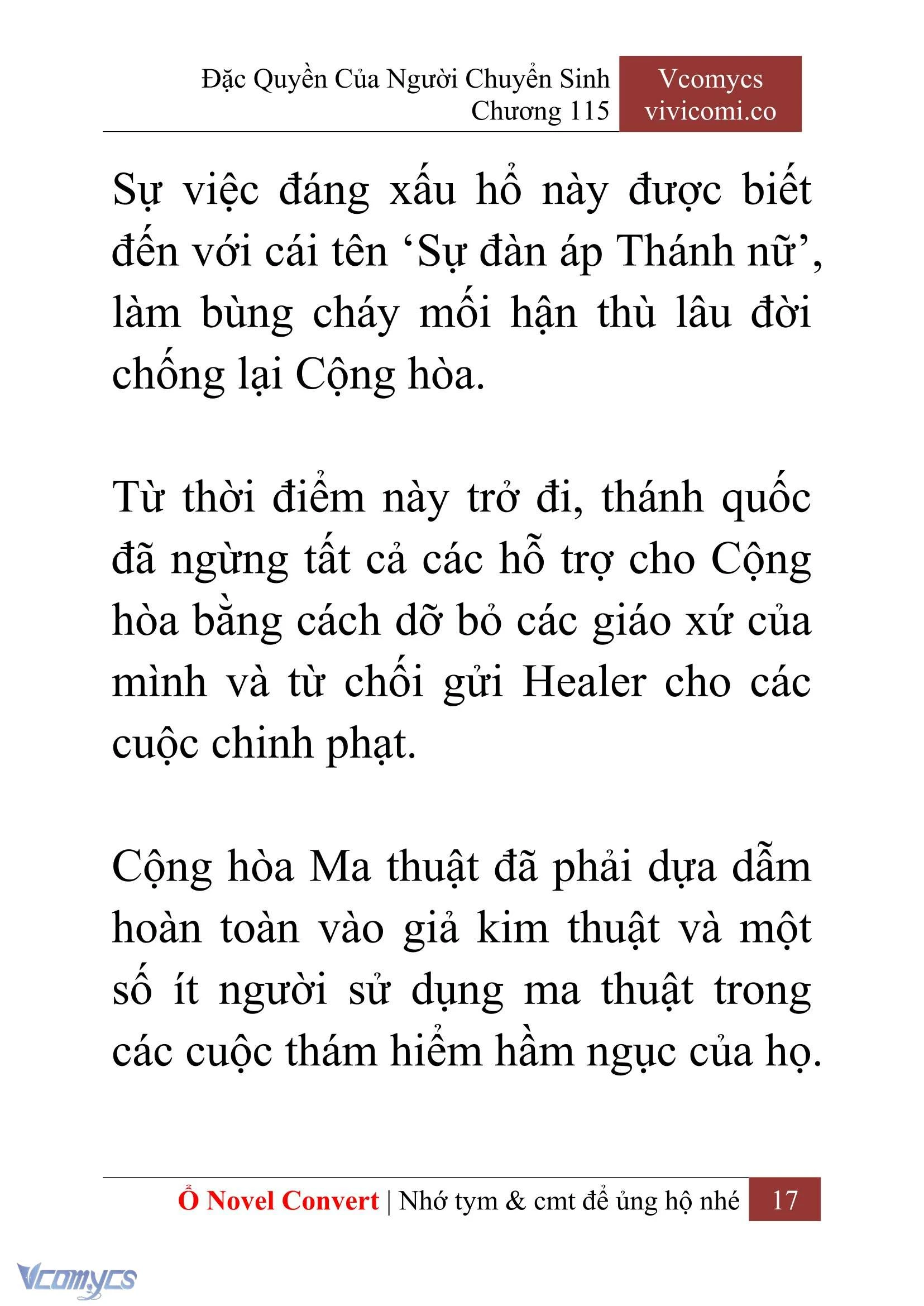 [Novel] Đặc Quyền Của Người Chuyển Sinh Chapter  115 - 19