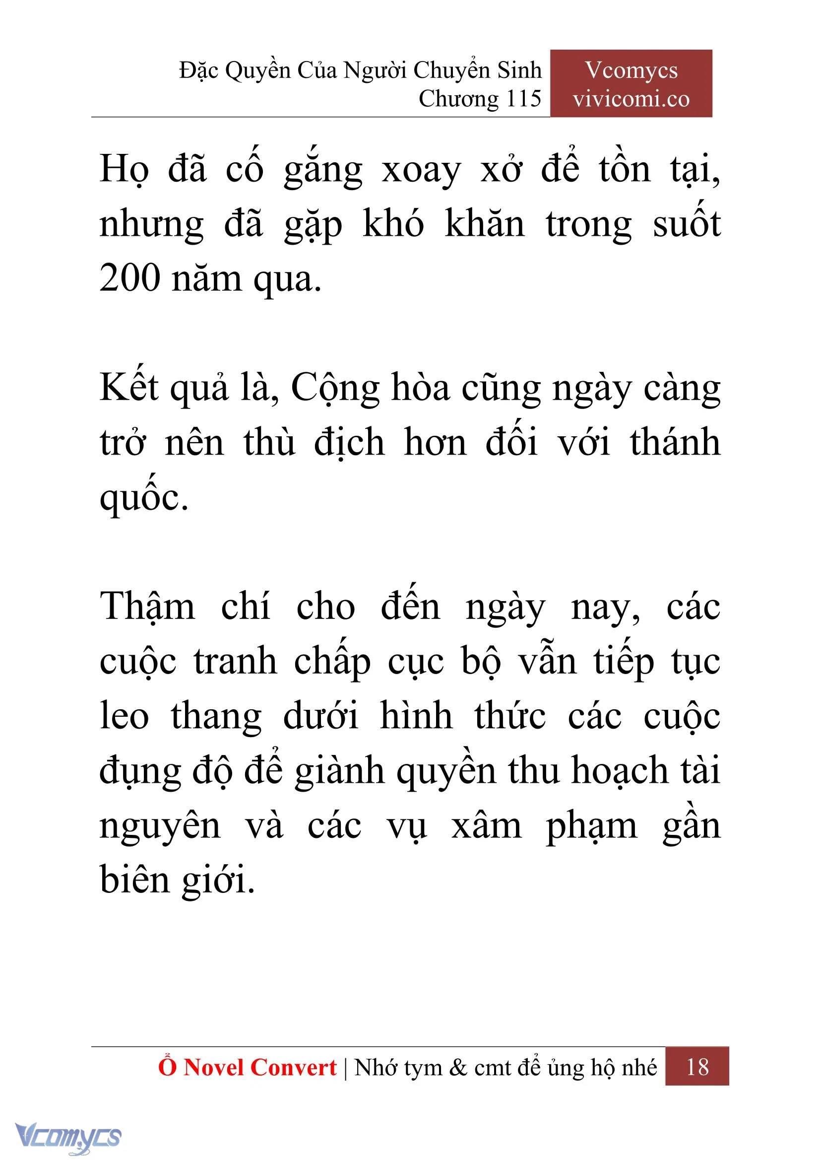 [Novel] Đặc Quyền Của Người Chuyển Sinh Chapter  115 - 20