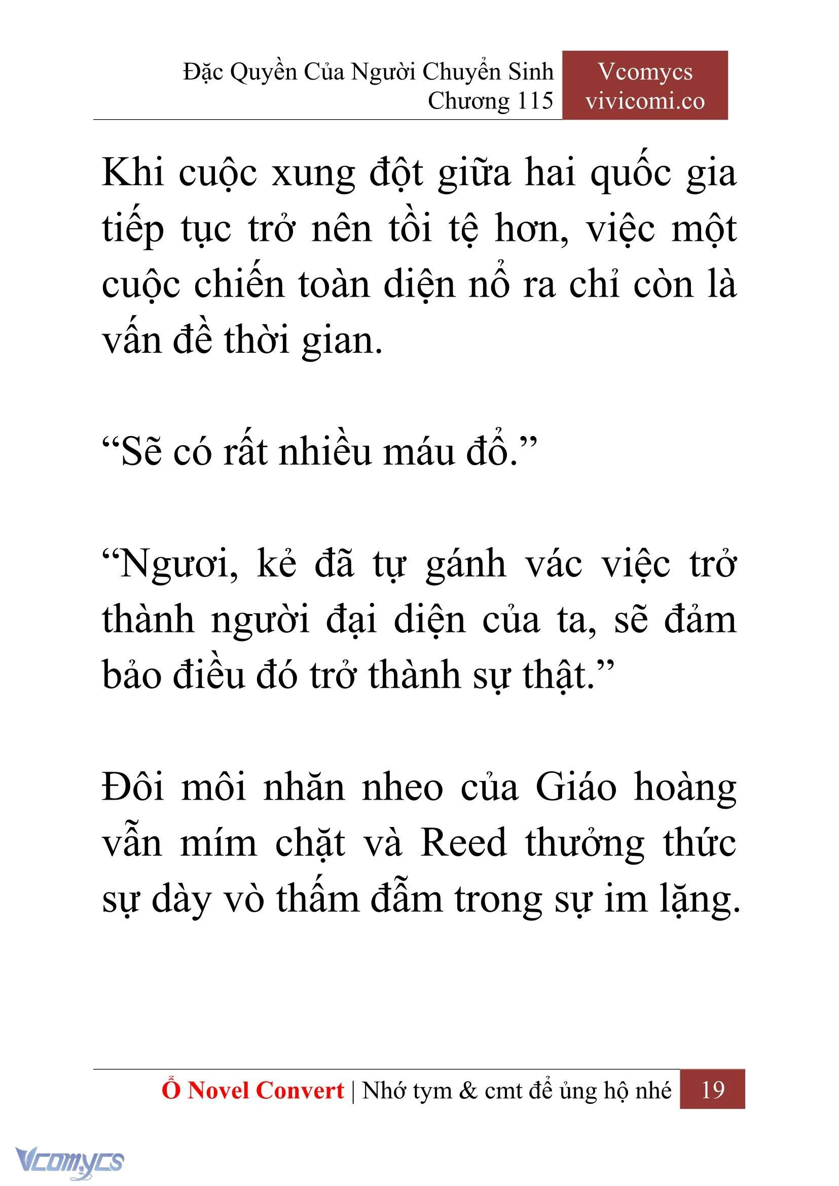 [Novel] Đặc Quyền Của Người Chuyển Sinh Chapter  115 - 21