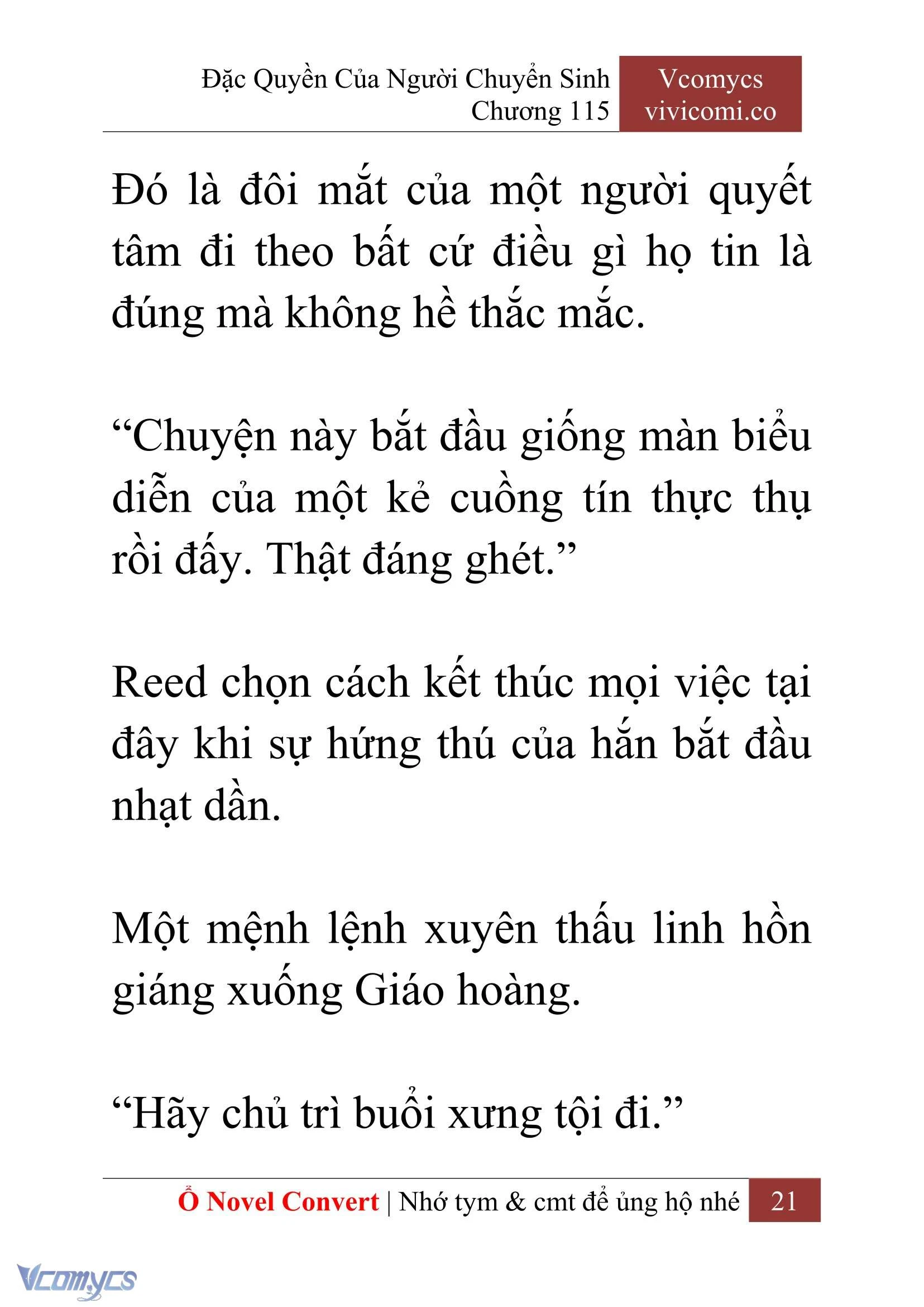 [Novel] Đặc Quyền Của Người Chuyển Sinh Chapter  115 - 23