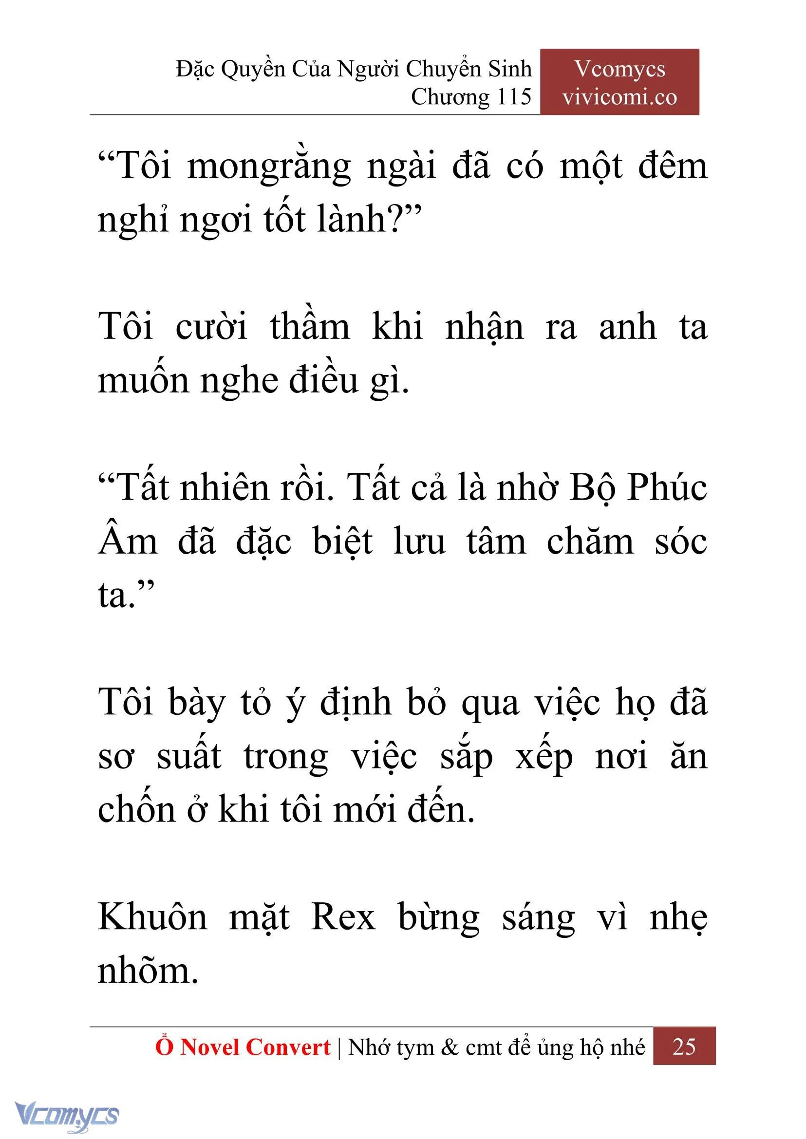 [Novel] Đặc Quyền Của Người Chuyển Sinh Chapter  115 - 27
