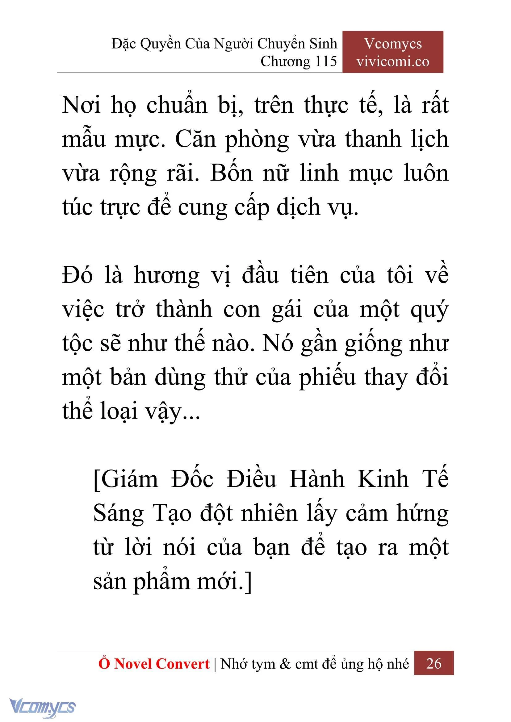 [Novel] Đặc Quyền Của Người Chuyển Sinh Chapter  115 - 28