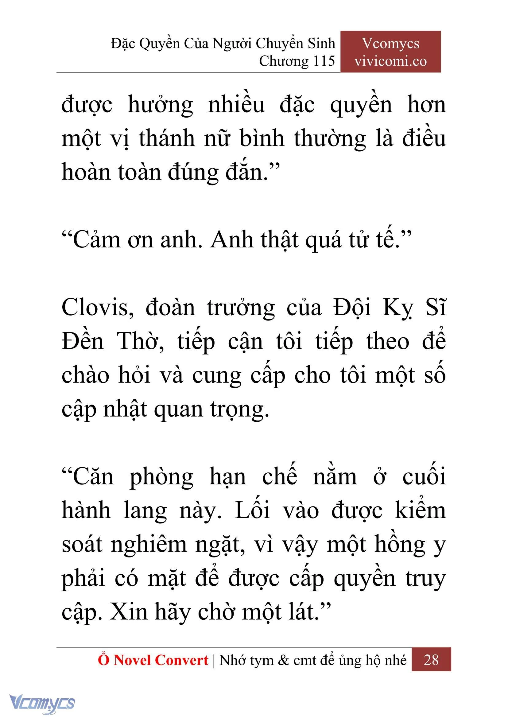 [Novel] Đặc Quyền Của Người Chuyển Sinh Chapter  115 - 30