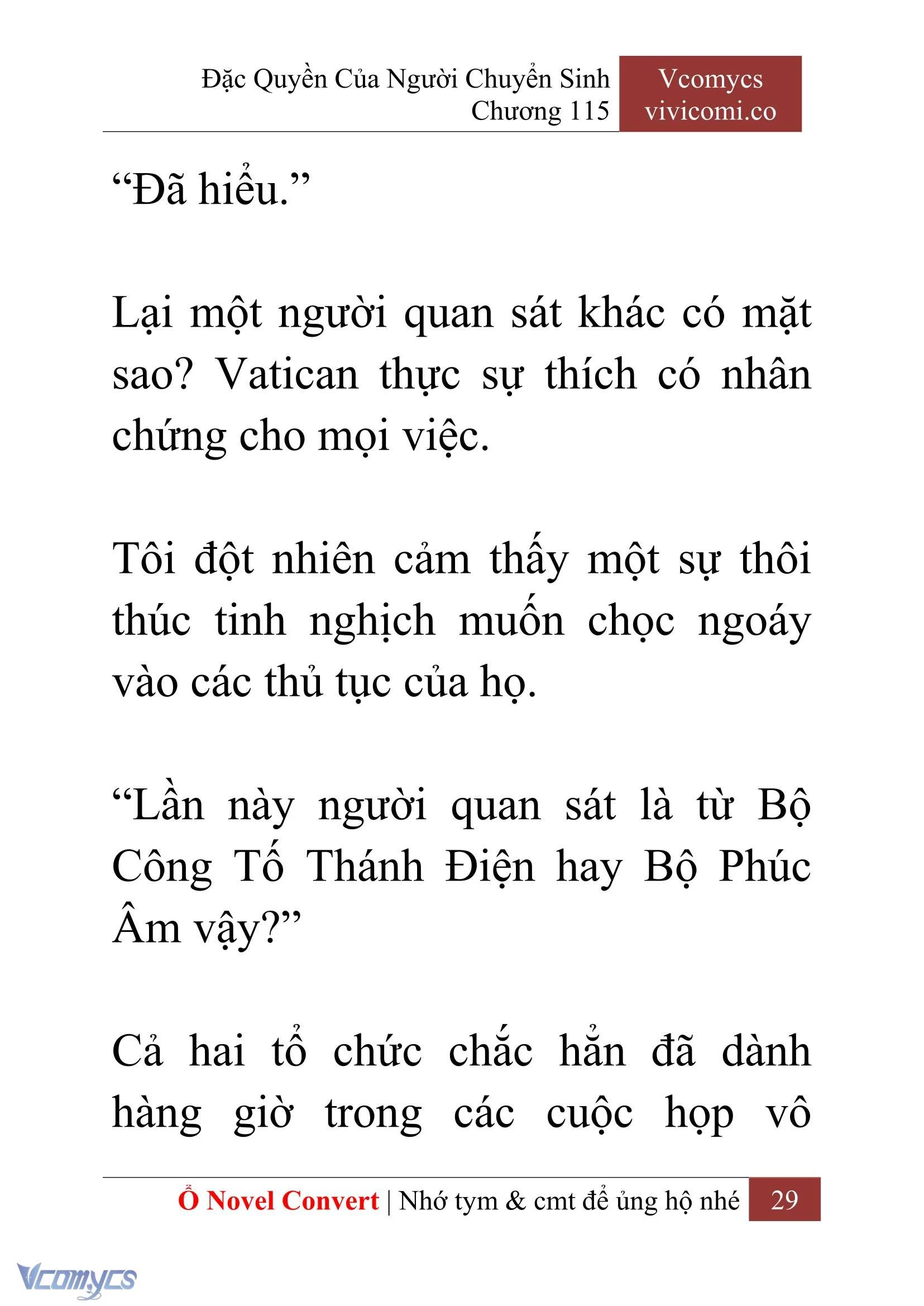 [Novel] Đặc Quyền Của Người Chuyển Sinh Chapter  115 - 31