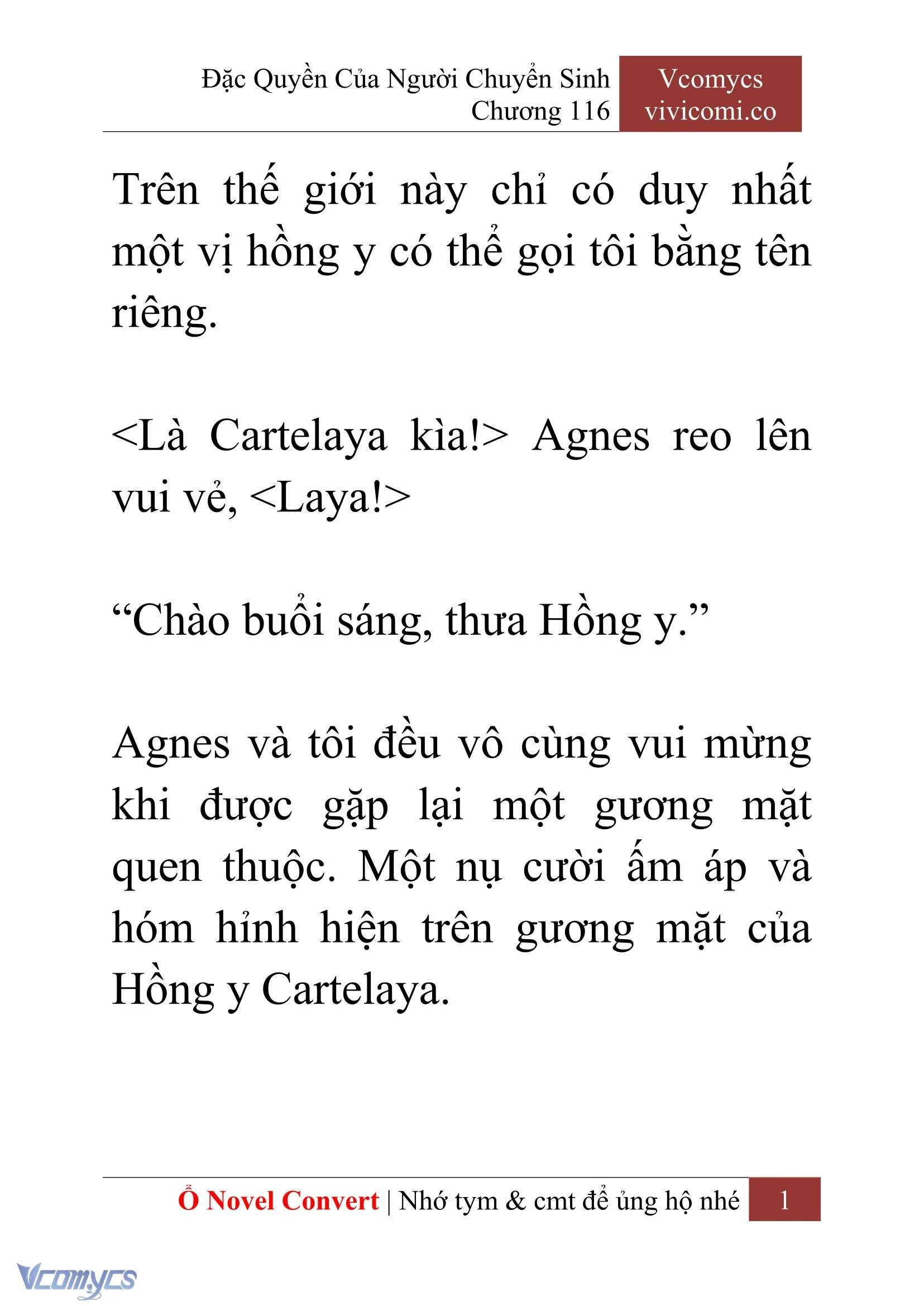 [Novel] Đặc Quyền Của Người Chuyển Sinh Chapter  116 - 3