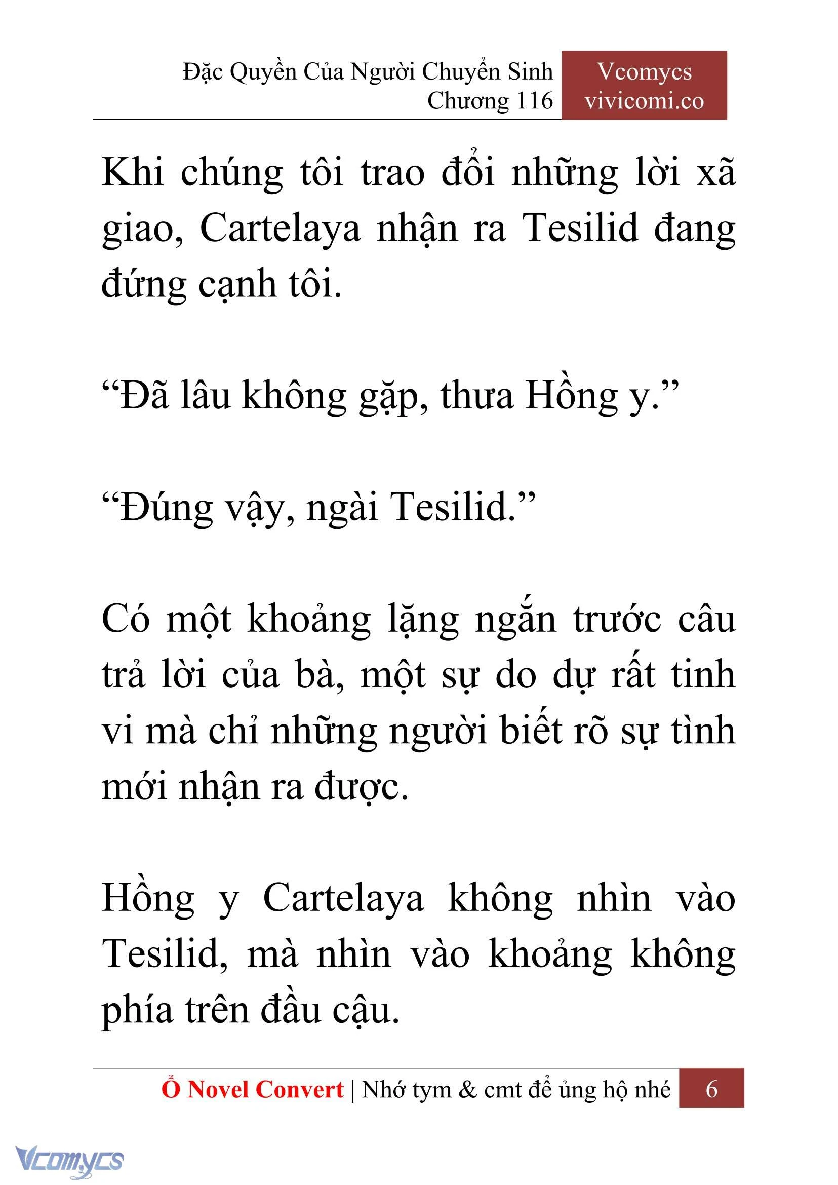 [Novel] Đặc Quyền Của Người Chuyển Sinh Chapter  116 - 8