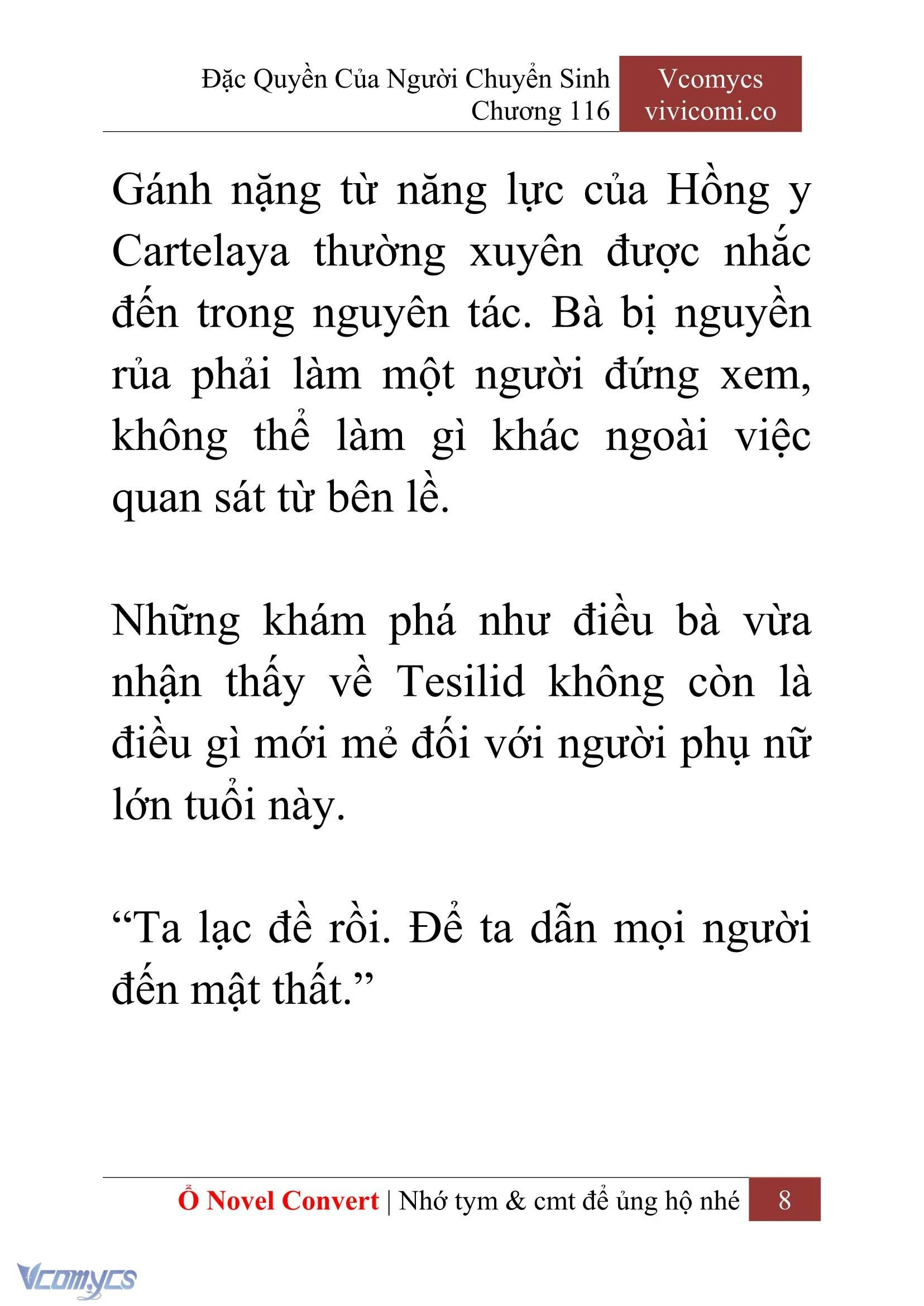 [Novel] Đặc Quyền Của Người Chuyển Sinh Chapter  116 - 10