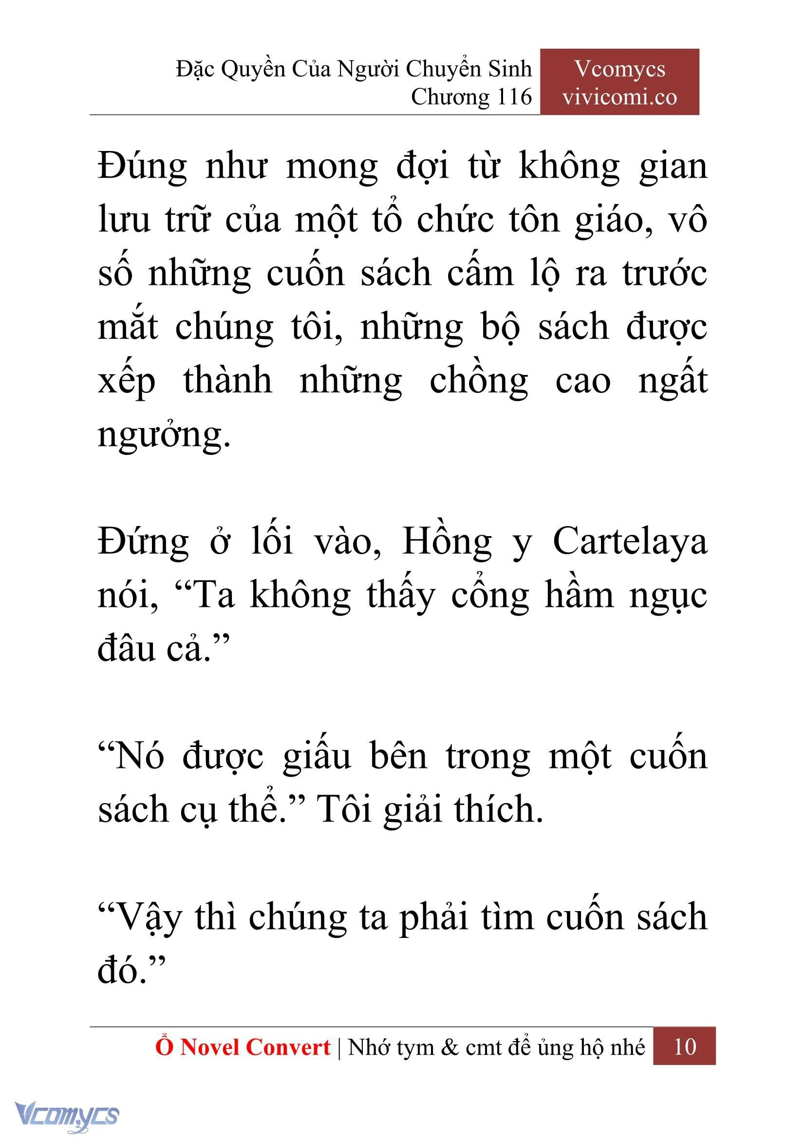 [Novel] Đặc Quyền Của Người Chuyển Sinh Chapter  116 - 12