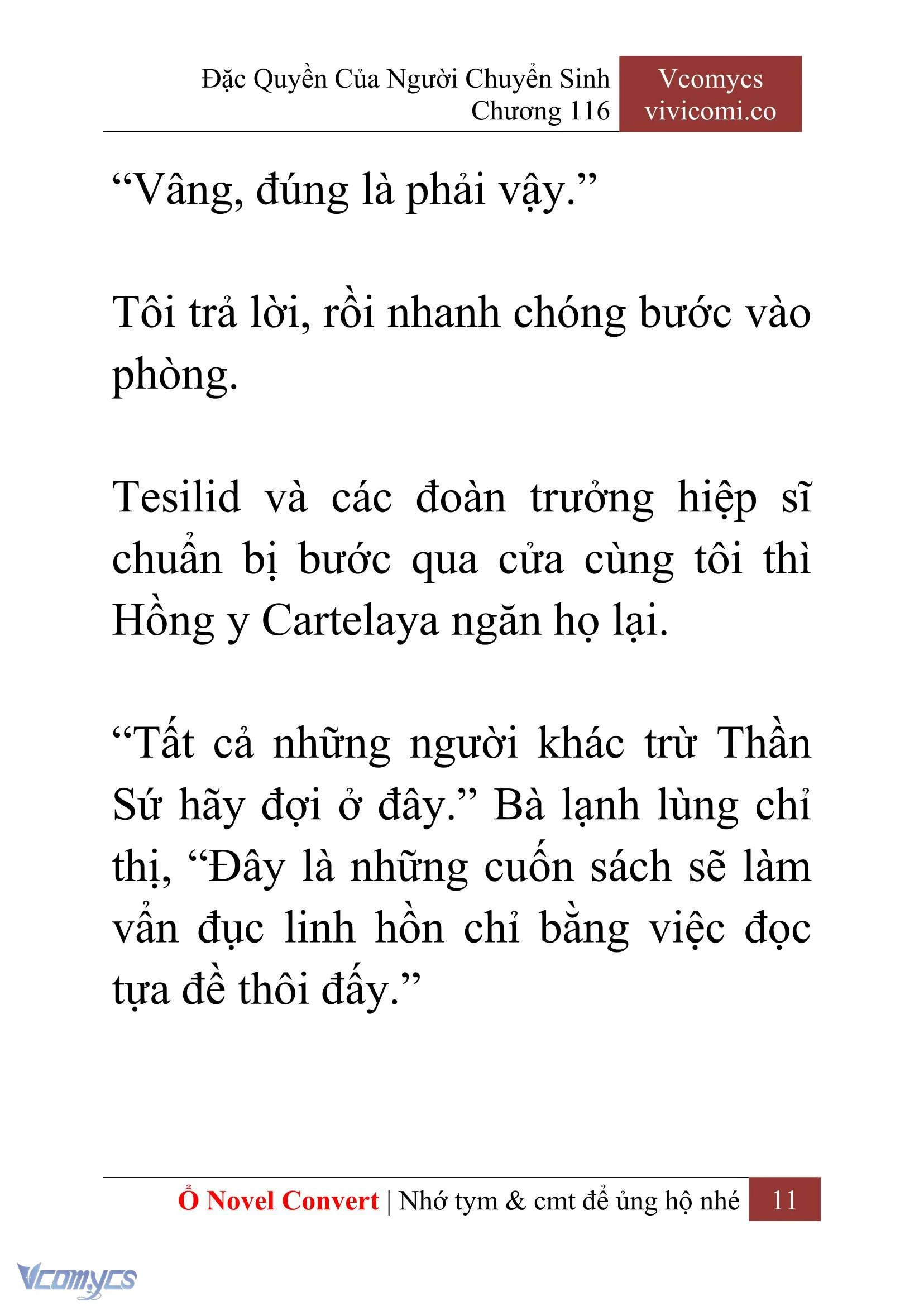 [Novel] Đặc Quyền Của Người Chuyển Sinh Chapter  116 - 13