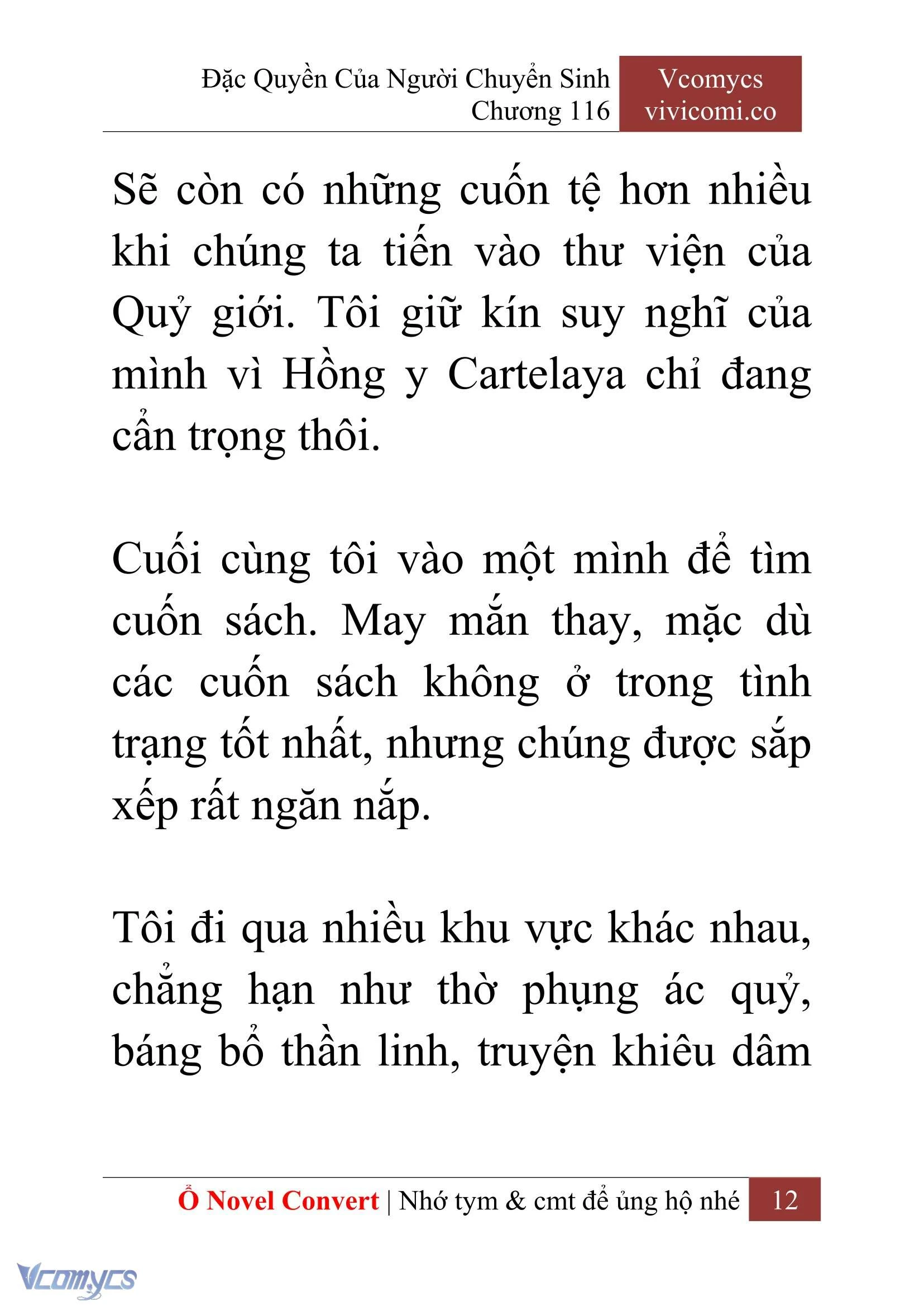 [Novel] Đặc Quyền Của Người Chuyển Sinh Chapter  116 - 14