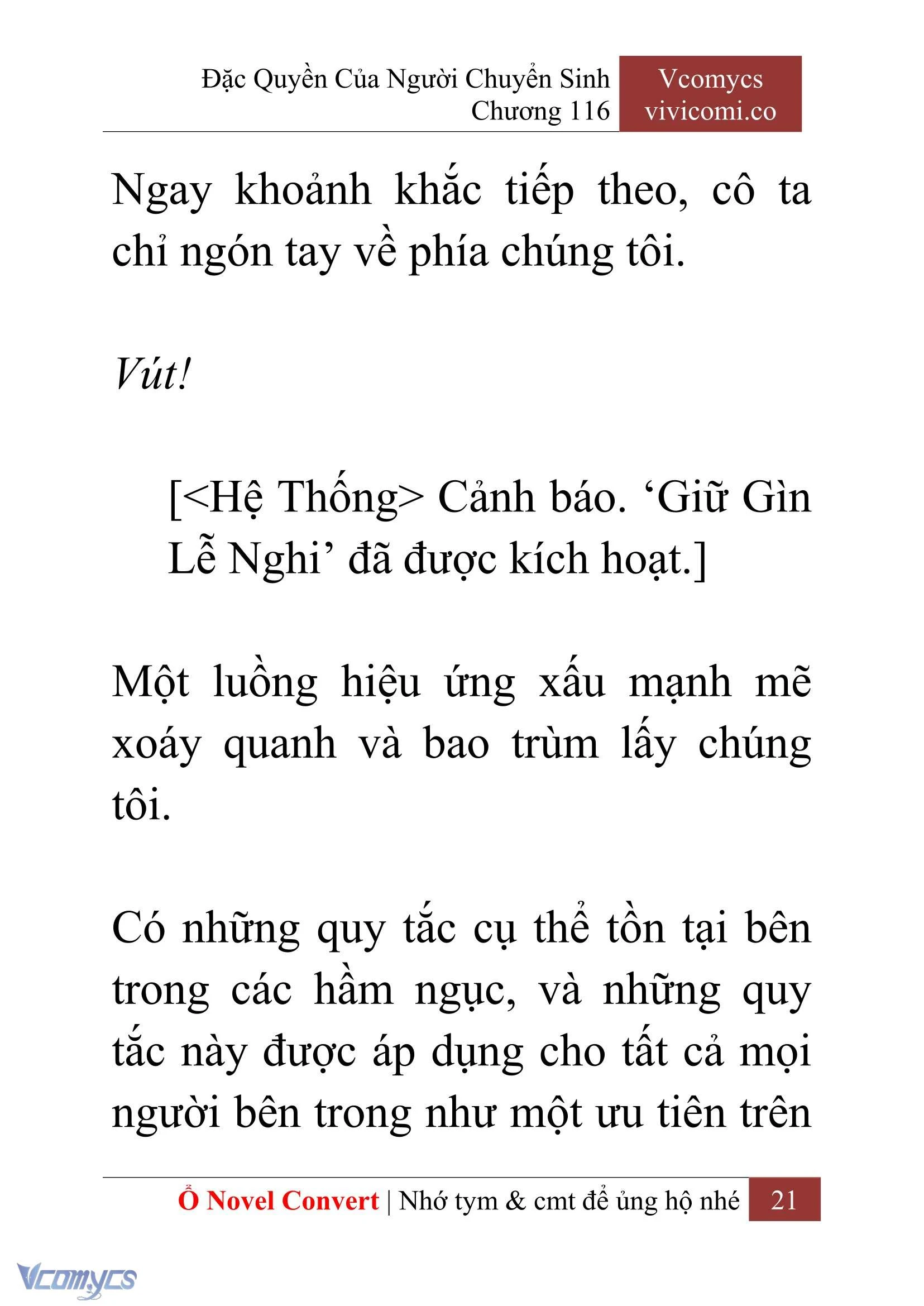 [Novel] Đặc Quyền Của Người Chuyển Sinh Chapter  116 - 23
