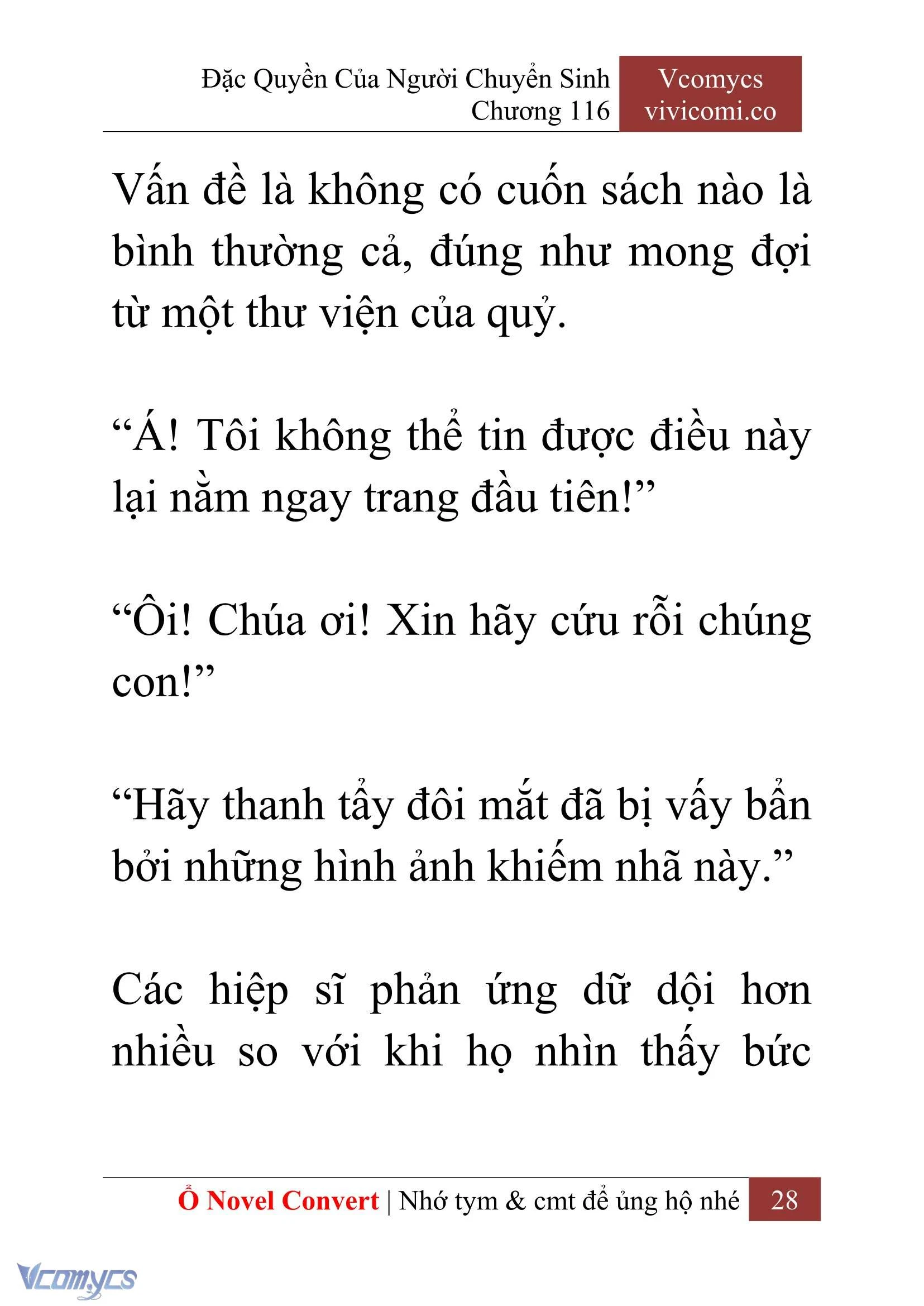 [Novel] Đặc Quyền Của Người Chuyển Sinh Chapter  116 - 30