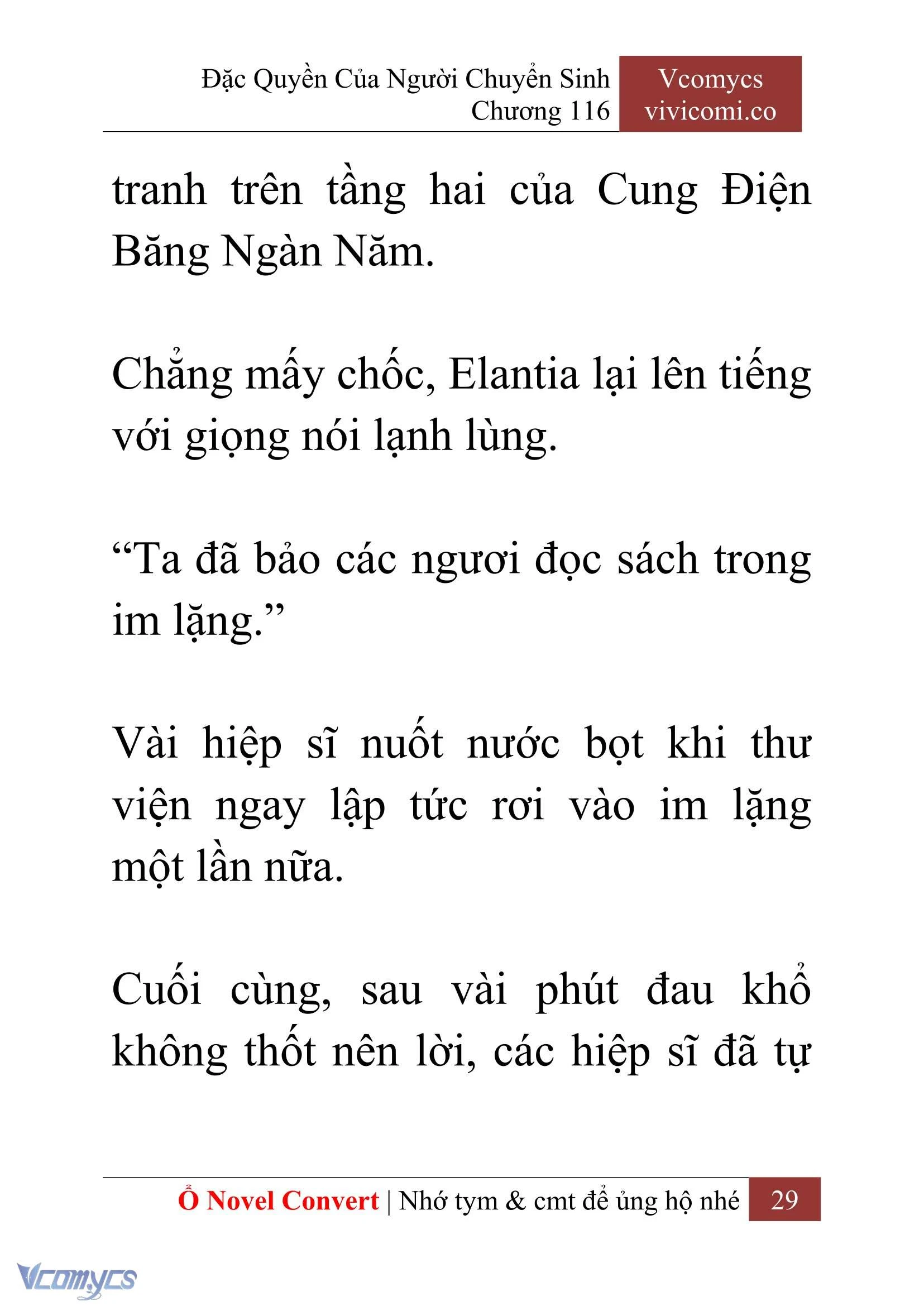 [Novel] Đặc Quyền Của Người Chuyển Sinh Chapter  116 - 31