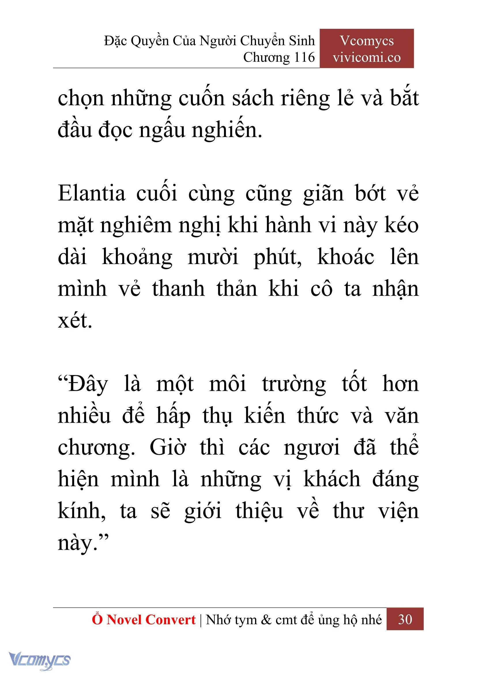 [Novel] Đặc Quyền Của Người Chuyển Sinh Chapter  116 - 32