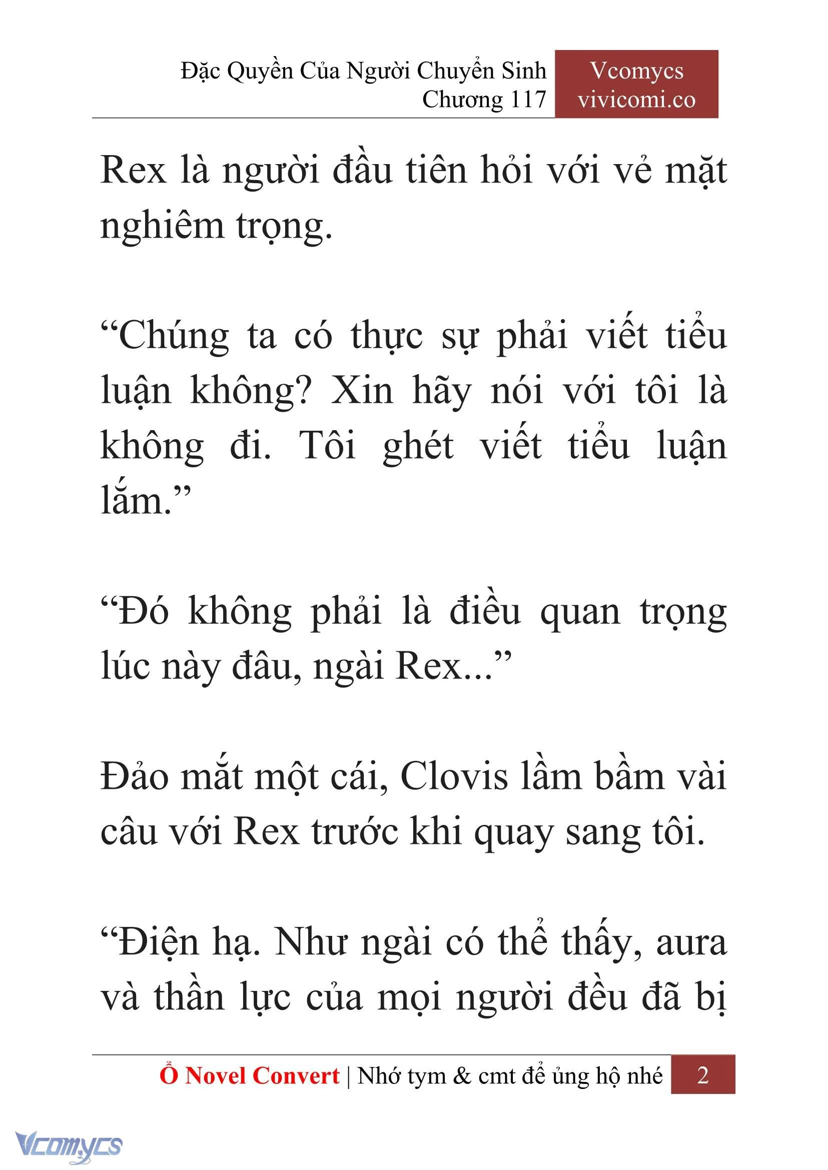 [Novel] Đặc Quyền Của Người Chuyển Sinh Chapter  117 - 4