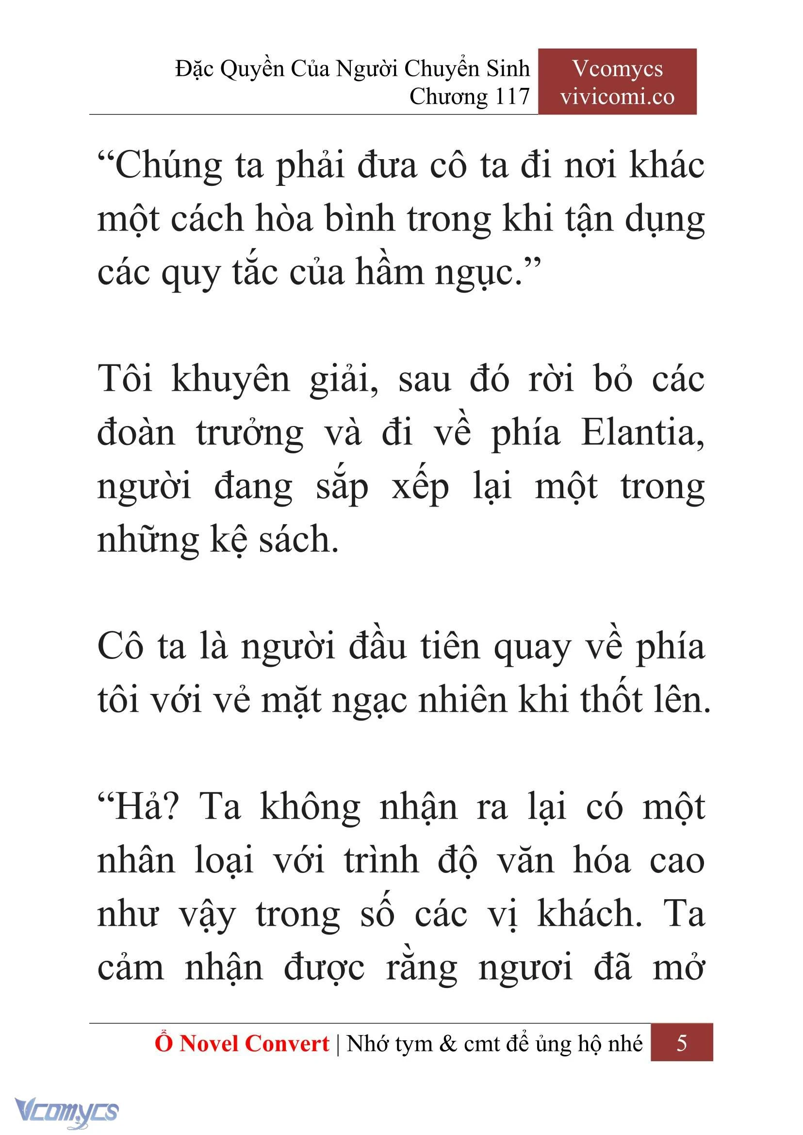 [Novel] Đặc Quyền Của Người Chuyển Sinh Chapter  117 - 7