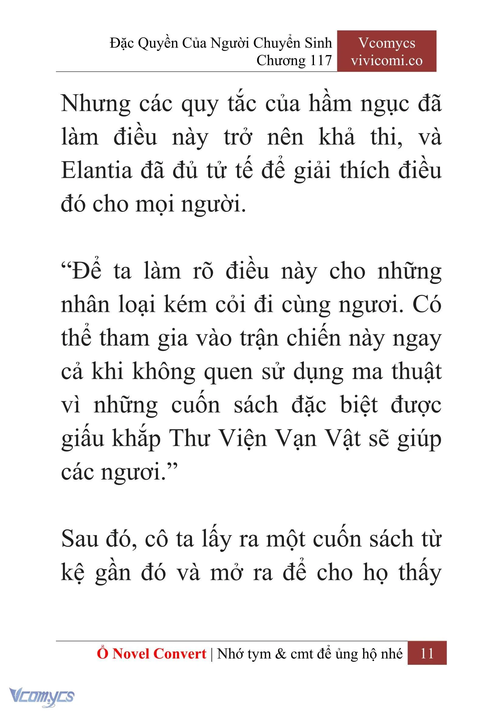 [Novel] Đặc Quyền Của Người Chuyển Sinh Chapter  117 - 13