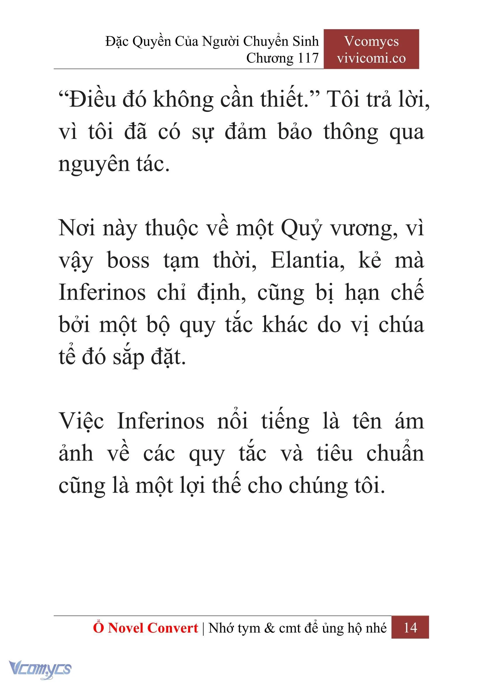 [Novel] Đặc Quyền Của Người Chuyển Sinh Chapter  117 - 16