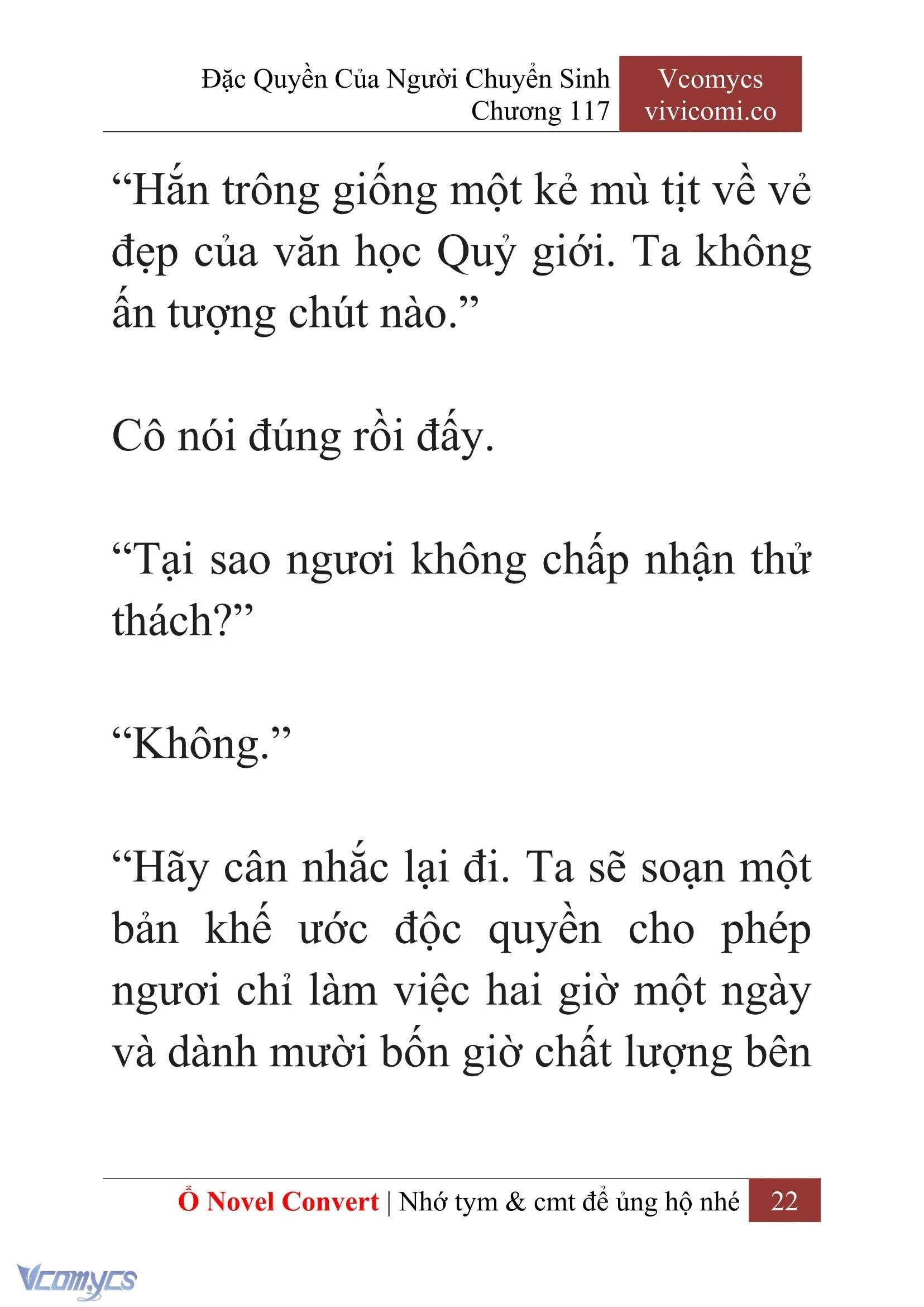 [Novel] Đặc Quyền Của Người Chuyển Sinh Chapter  117 - 24