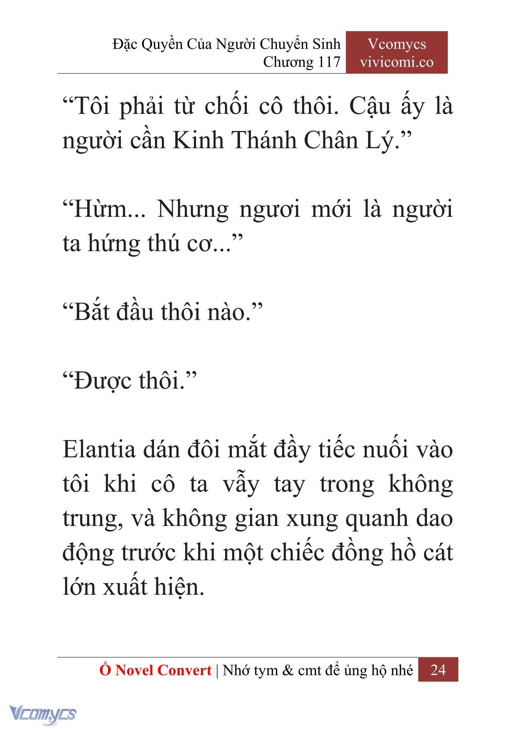 [Novel] Đặc Quyền Của Người Chuyển Sinh Chapter  117 - 26